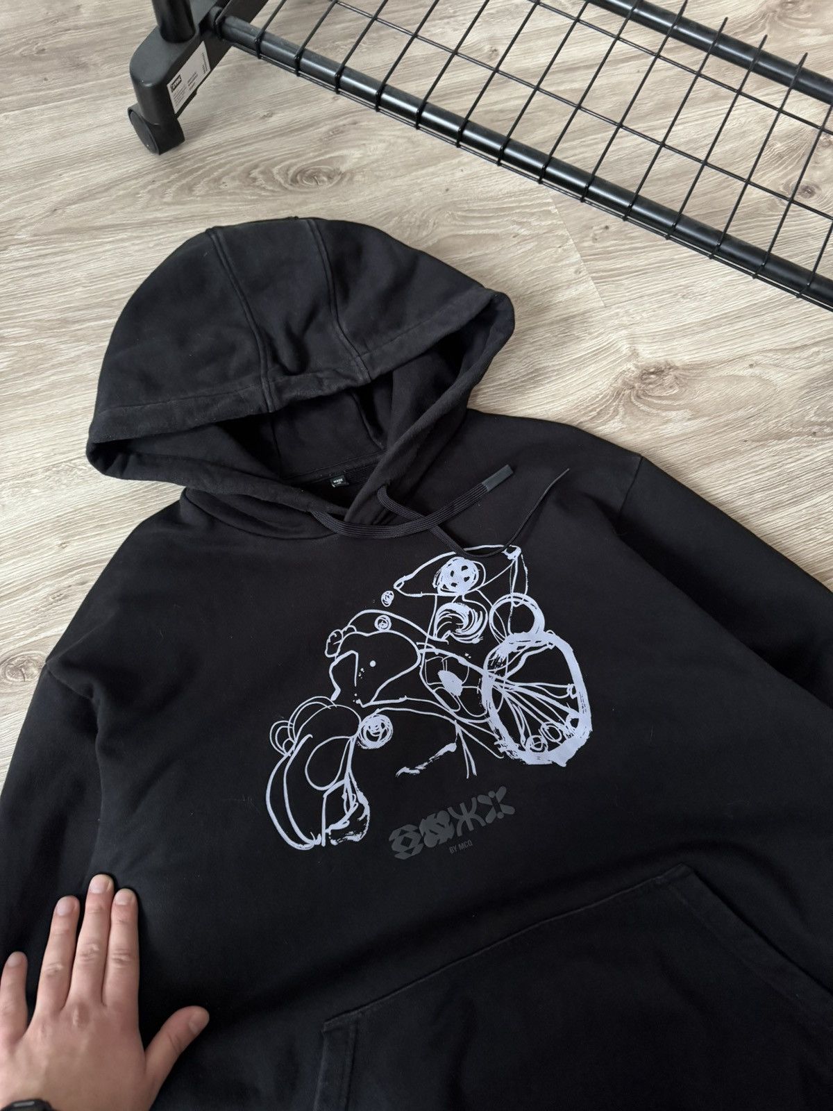 MCQ MCQ Alexander McQueen Big Logo Print Hoodie Size L / US 10 / IT 46 - 3 Thumbnail