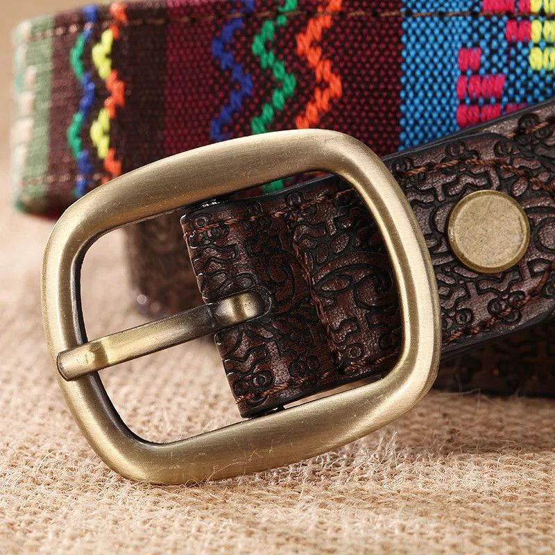 Japanese Brand × Vintage Embroided ethnic classic belt Size ONE SIZE - 3 Thumbnail