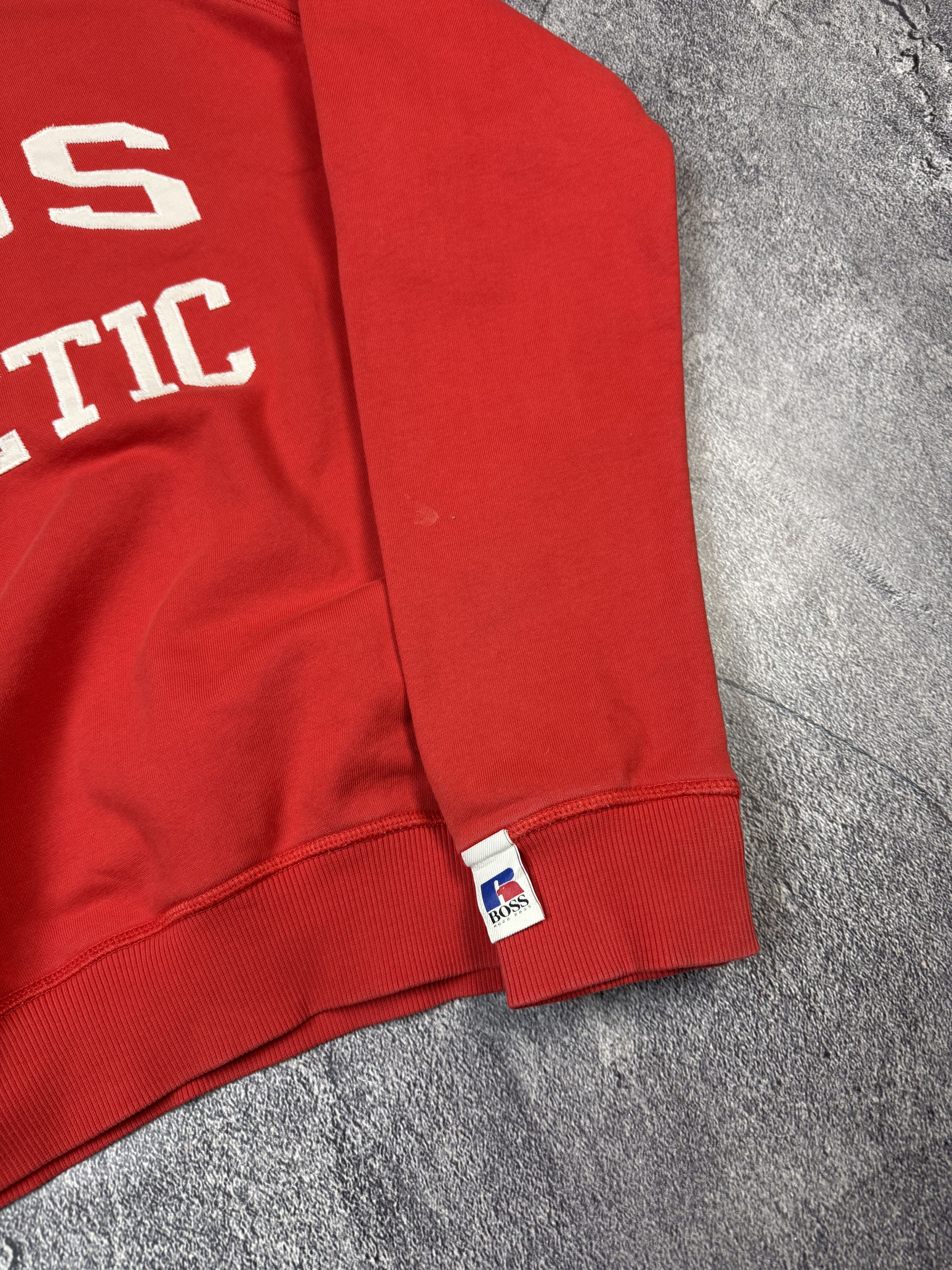 Hugo Boss Y2K Russell Athletic x Hugo Boss Red Sweatshirt Size US M / EU 48-50 / 2 - 4 Thumbnail
