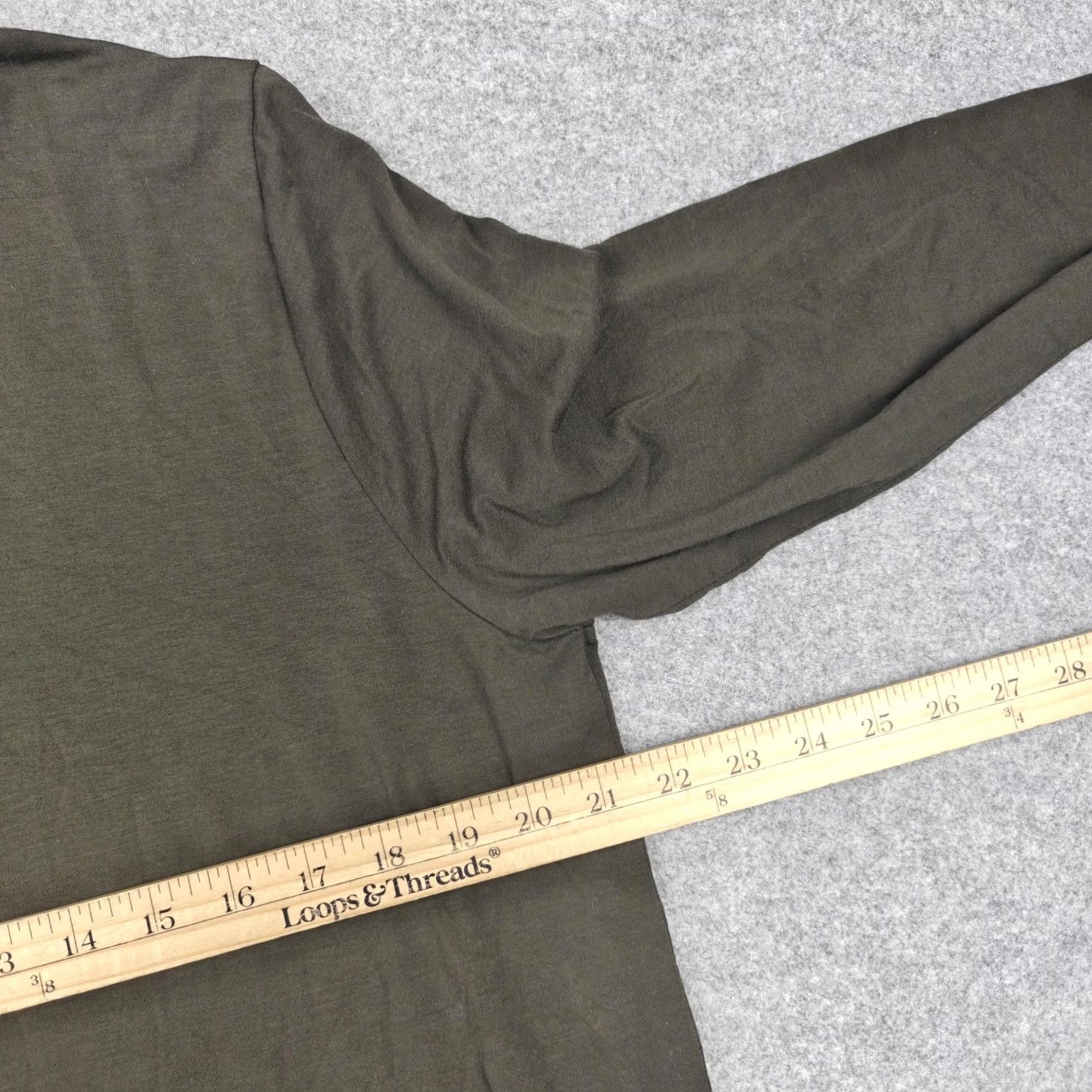 Eileen Fisher Eileen Fisher Shirt Womens XL Green Tencel Turtleneck Long Sleeve Jersey Top Size XL / US 12-14 / IT 48-50 - 6 Thumbnail