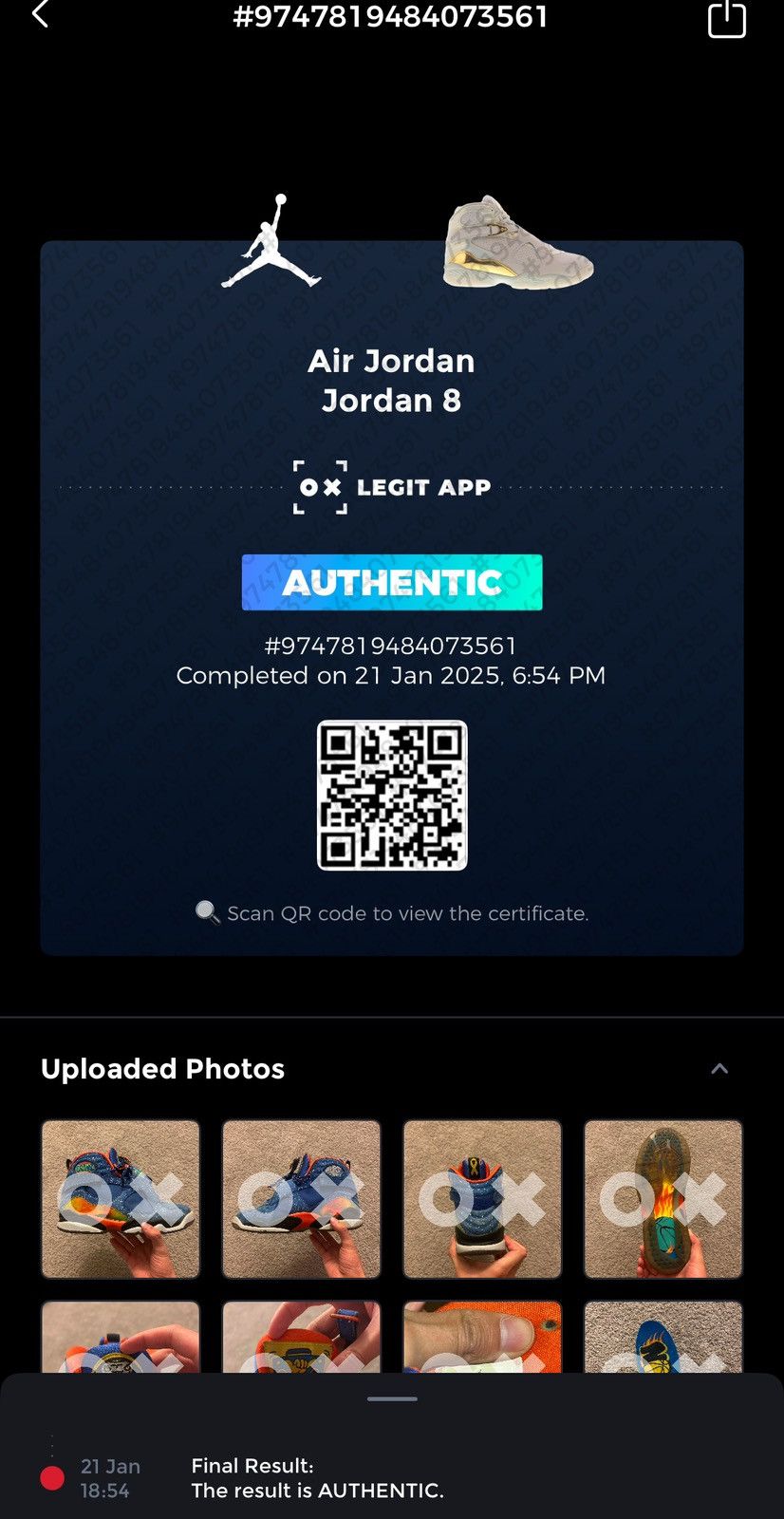 Jordan Brand Air Jordan Retro 8 Doernbecher Size 9 Size US 9 / EU 42 - 23 Thumbnail