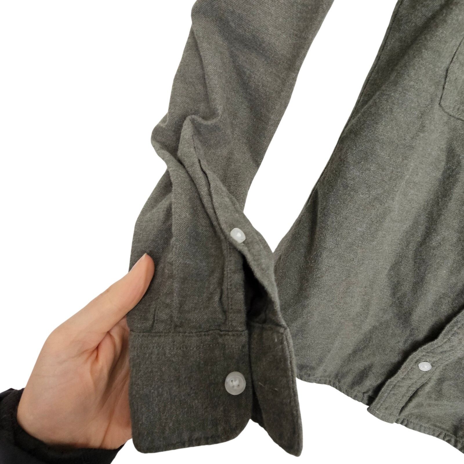 Everlane Everlane Flannel Shirt Green Button Down Long Sleeve Shirt Size US XS / EU 42 / 0 - 4 Thumbnail
