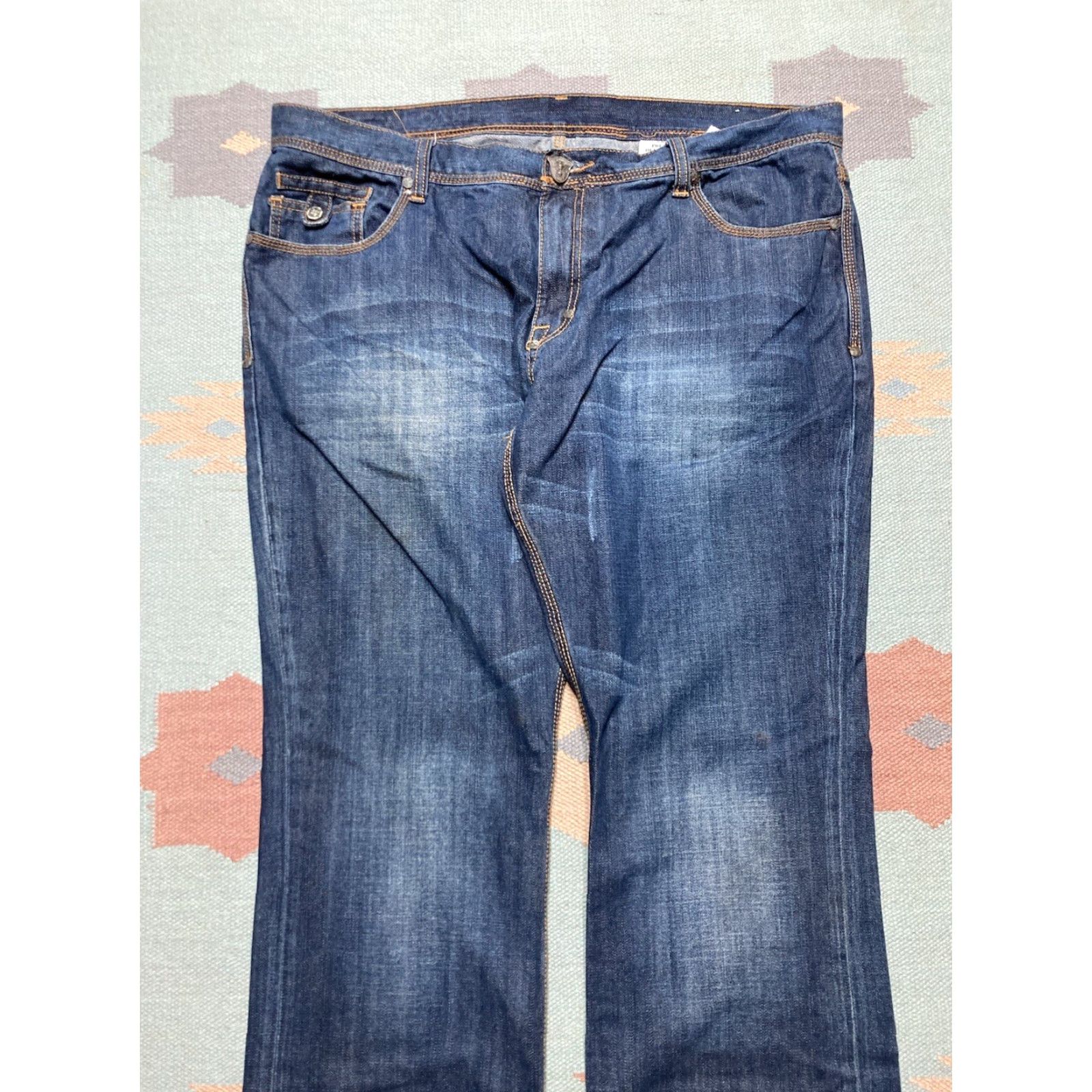 Vintage VINTAGE Blac Label Jeans Men 42x34 Baggy Wide-Leg Hip Hop Studded Blue 90s Grunge Safety? Size US 42 / EU 58 - 6 Thumbnail