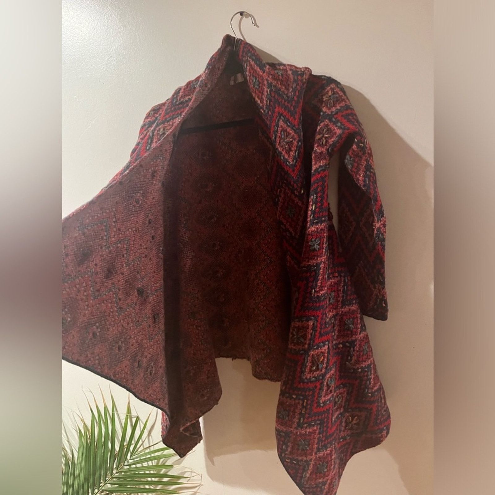 Other Woven knitted wool sweater cardigan by Sleeping on the snow Size M / US 6-8 / IT 42-44 - 1 Thumbnail