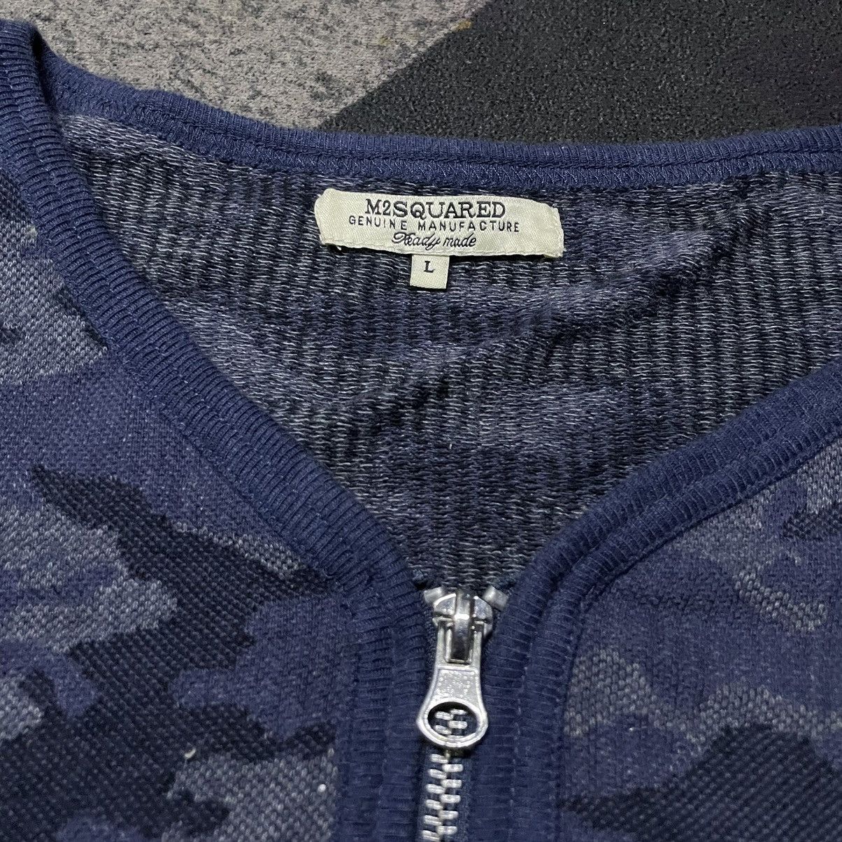 Japanese Brand × Vintage 💥Vintage M2squared Camo Zipper Sweater Size US L / EU 52-54 / 3 - 3 Thumbnail