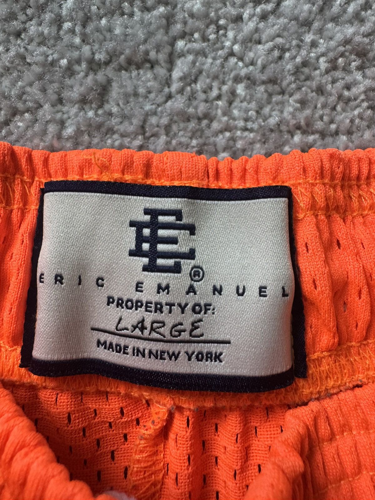 Eric Emanuel EE Neon Orange & Creme Shorts Size US 34 / EU 50 - 4 Thumbnail