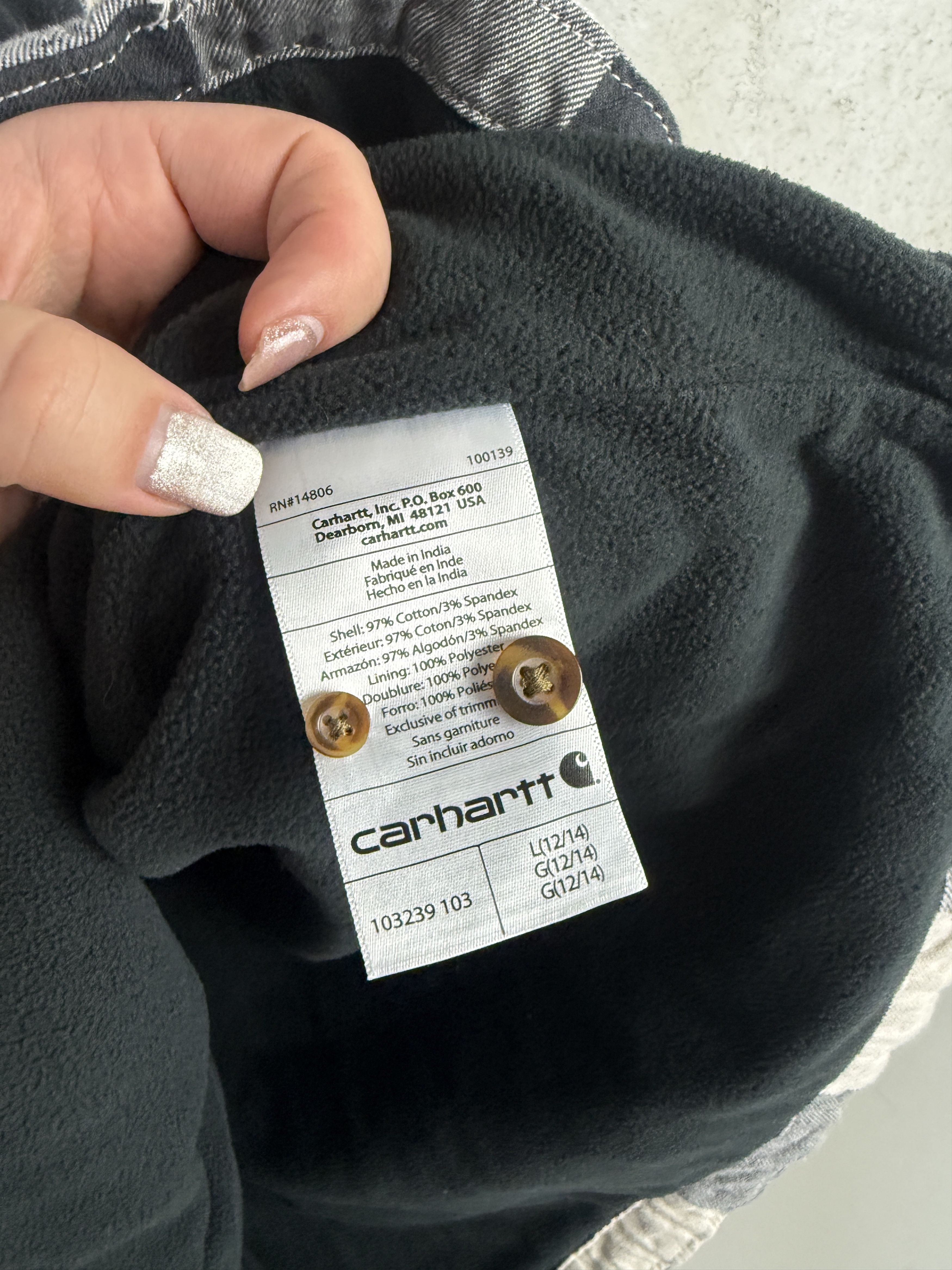 Carhartt Carhartt overshirt shirt button ups fleece skate rap Size L / US 10 / IT 46 - 6 Thumbnail