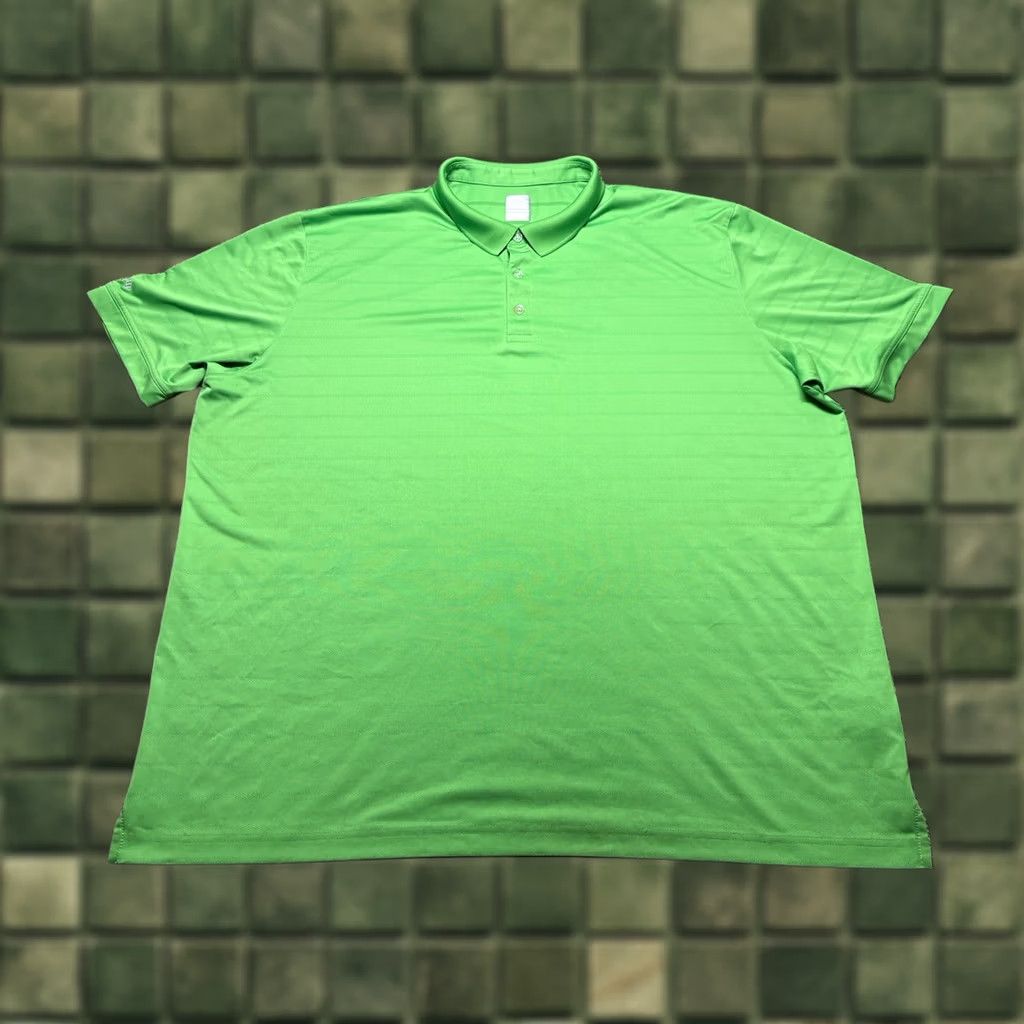 Callaway Callaway Opti Dri Polo Shirt Mens 4XL Bright Green Shirt Short Sleeve Button Collar Embroidered Golf Breathable fade Size US XXL / EU 58 / 5 - 1 Thumbnail