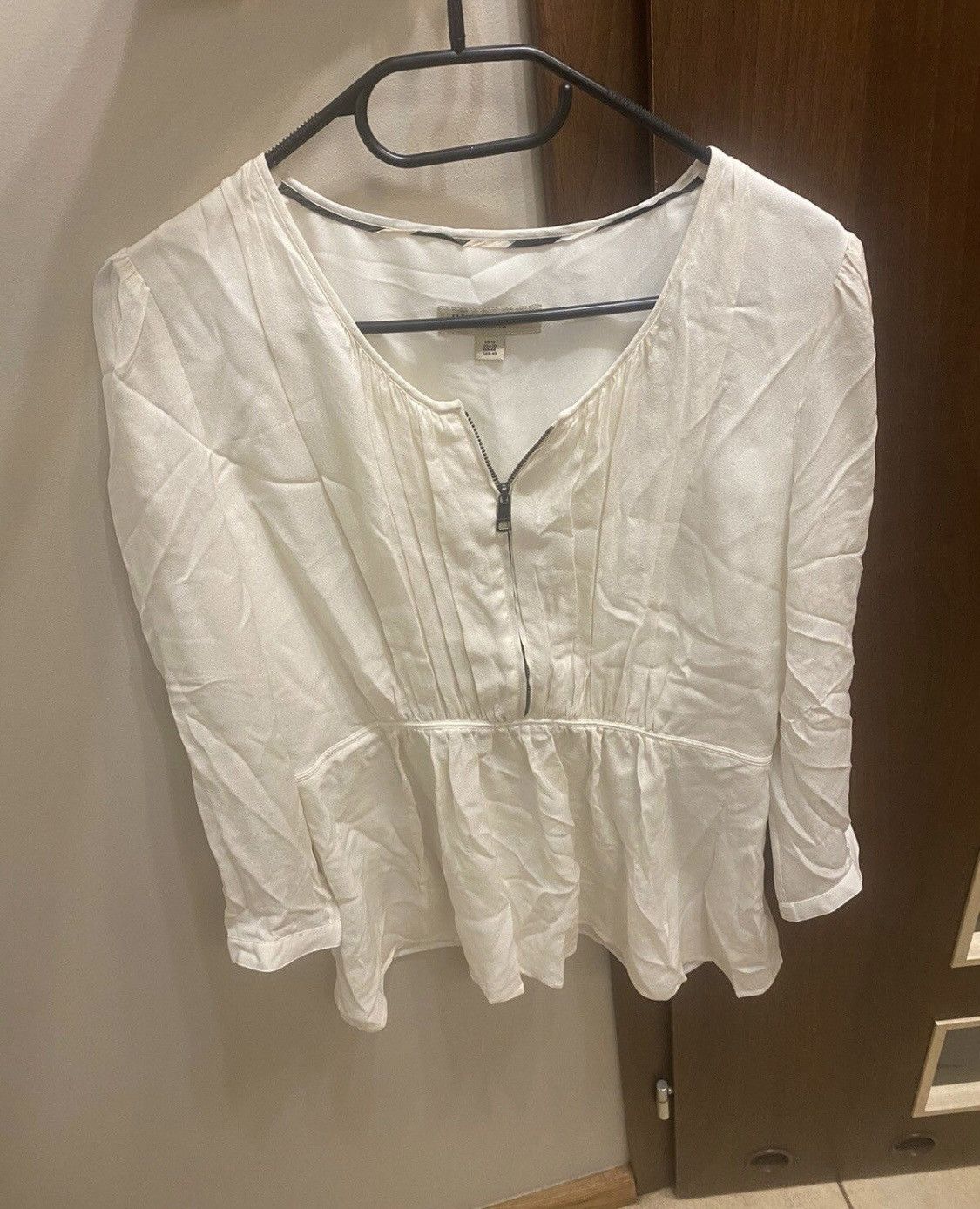 Vintage Luxury streetwear burberry mulberry silk blouses