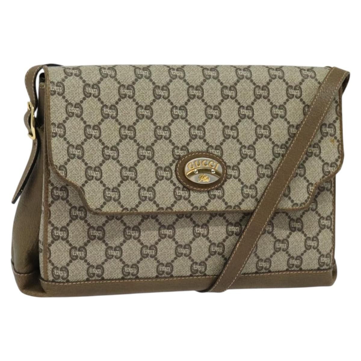 Gucci GUCCI GG Supreme Shoulder Bag Pvc Beige Gold Size ONE SIZE - 1 Thumbnail