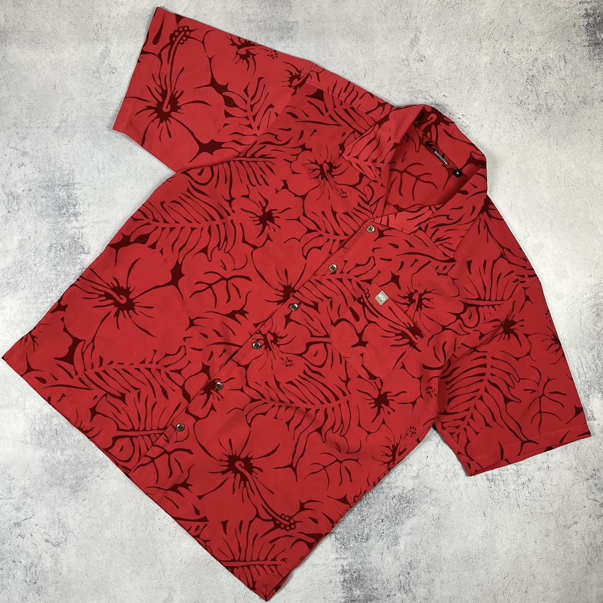 Quiksilver Vintage Quiksilver Yin-Yang y2k Hawaii Crazy shirt 90’s Size US M / EU 48-50 / 2 - 1 Thumbnail