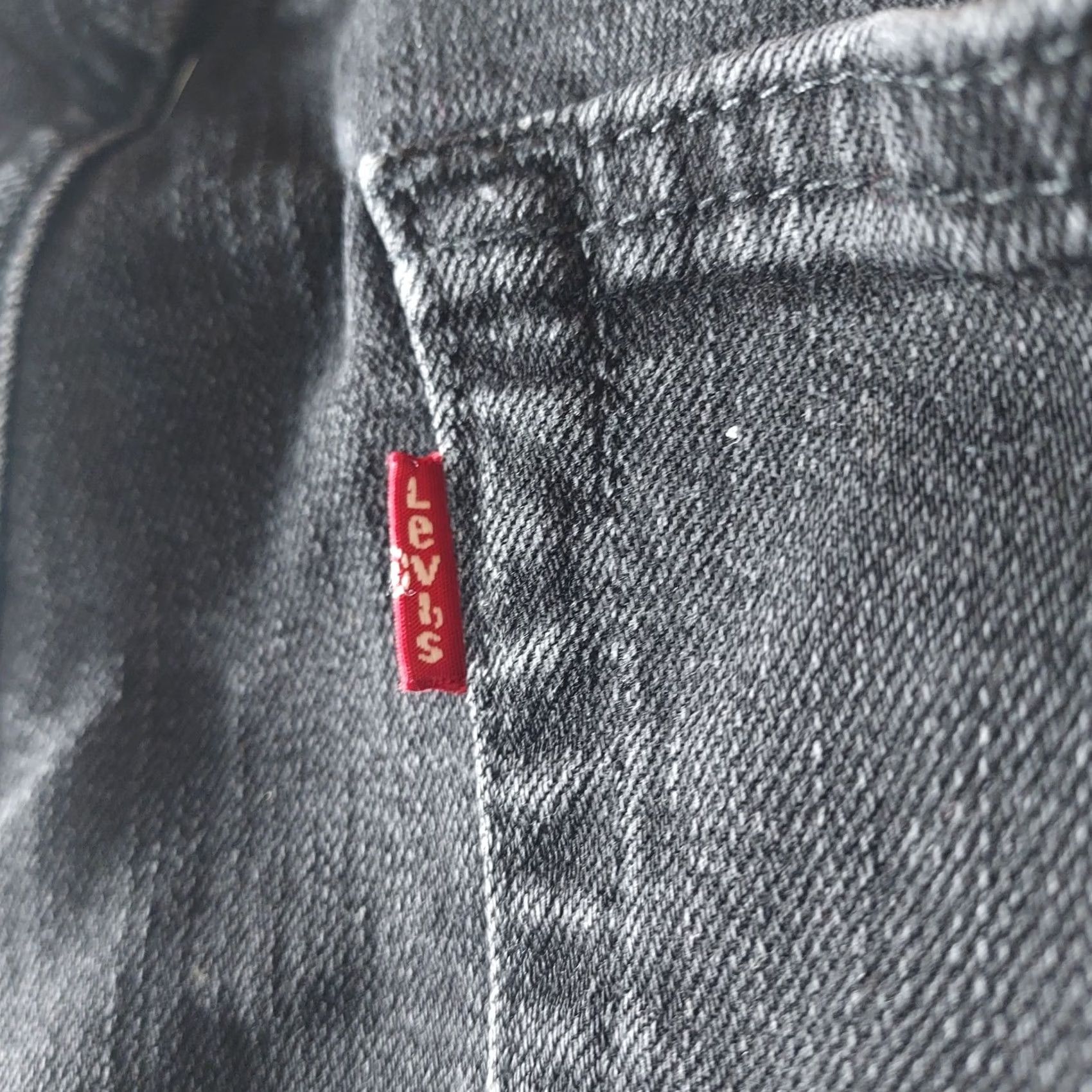 Levi's Levi’s 559 Relaxed Straight Jeans Men 38x34 Black Denim Charcoal 5-Pocket Cotton Med Rise Regular Black Mens jeans 559 Straight outfit? Size US 38 / EU 54 - 3 Thumbnail