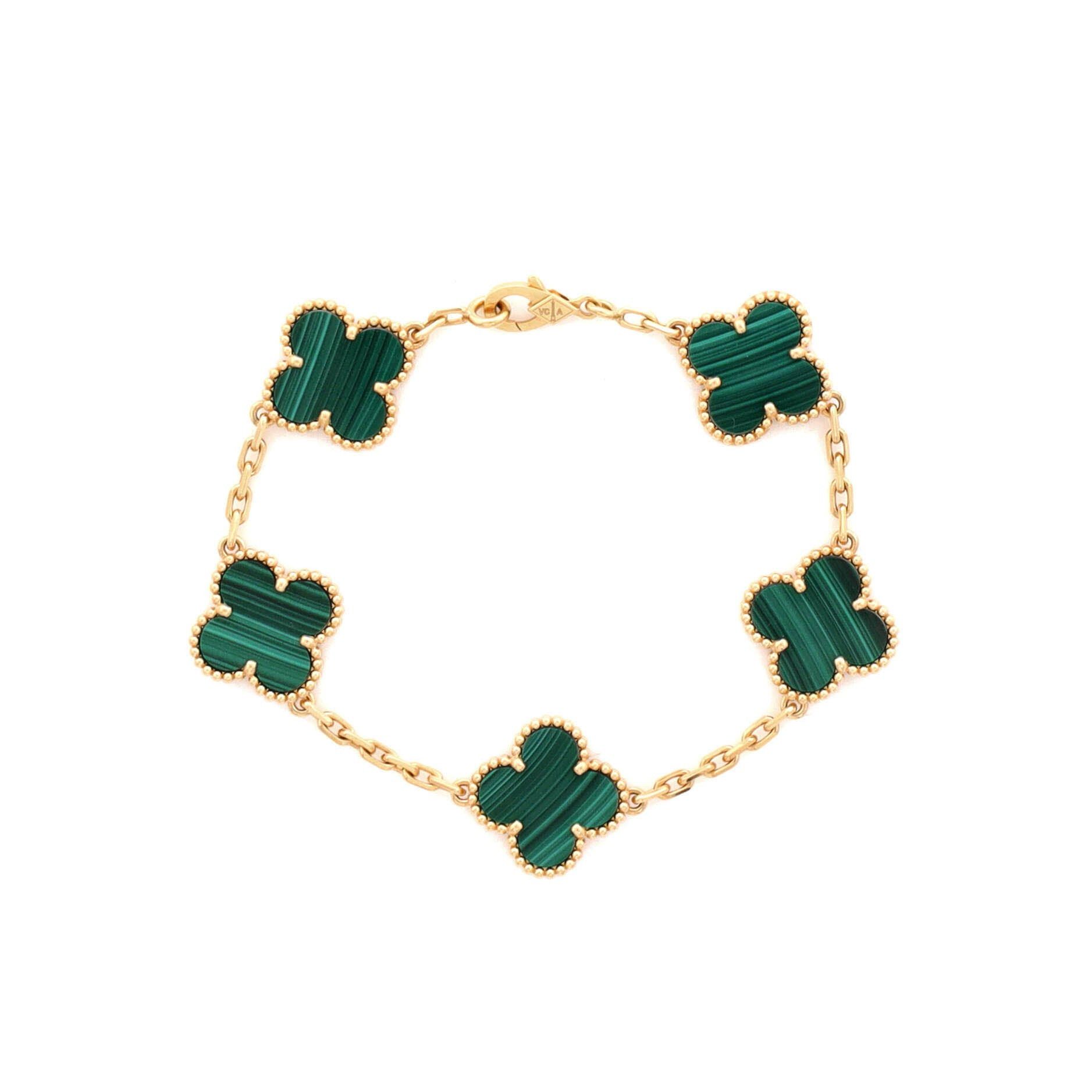 Van Cleef & Arpels Vintage Alhambra 5 Motifs Bracelet Size ONE SIZE - 1 Thumbnail
