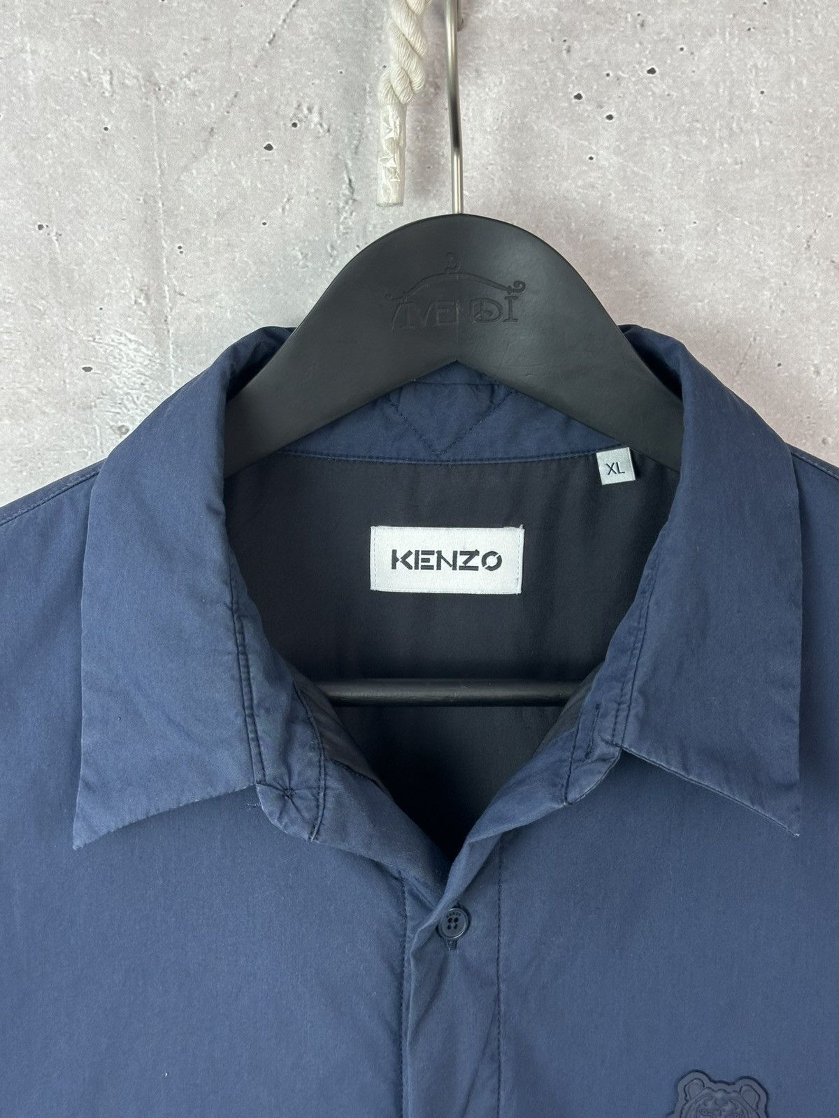 Kenzo Kenzo Blue Light Insulated Men’s Coach Overshirt-Jacket Size US XL / EU 56 / 4 - 3 Thumbnail