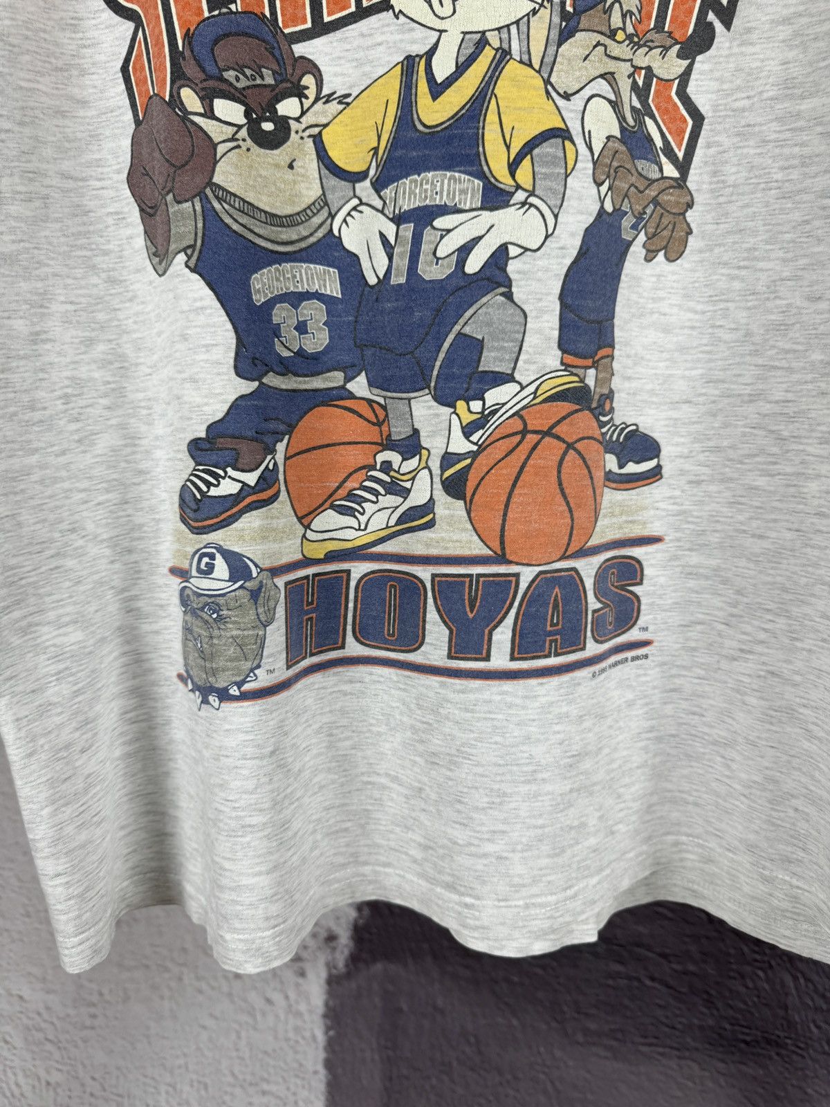 NCAA × Vintage × Warner Bros Vintage 1995 Slamtime Georgetown Hoyas Warner Bros tee shirt Size US L / EU 52-54 / 3 - 8 Thumbnail
