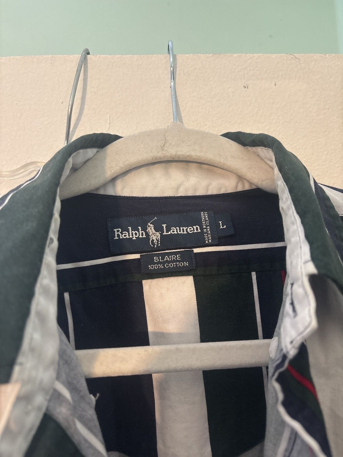 Polo Ralph Lauren × Vintage Striped vintage Ralph Lauren button up Size US L / EU 52-54 / 3 - 3 Thumbnail