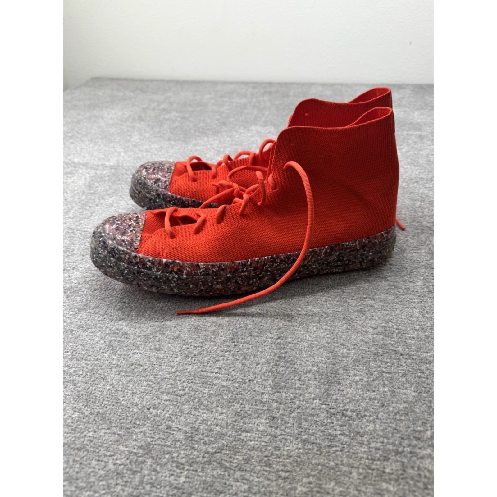 Converse Converse Chuck 70 Renew Knit Orange Recycled High Top Sneaker Men 12 Shoes Shoe Sneaker Knit Orange Men 12 Size US L / EU 52-54 / 3 - 4 Thumbnail