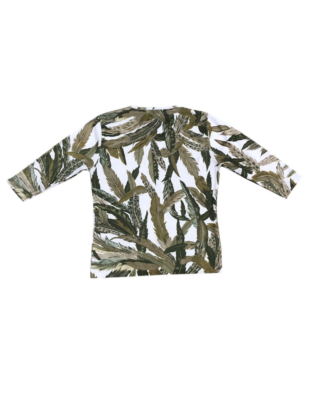 Balenciaga 🔥Vtg BALENCIAGA Floral Stretchable 3/4 Designer Brand Shirt Size M / US 6-8 / IT 42-44 - 2 Thumbnail