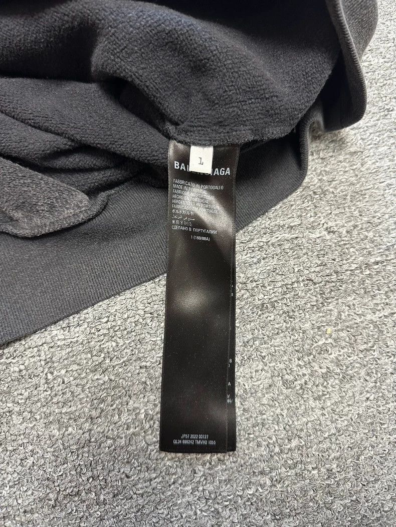 Balenciaga Balenciaga 22 FW Stripped Thread Pullover Sweatshirt 2502-N Size US S / EU 44-46 / 1 - 4 Thumbnail