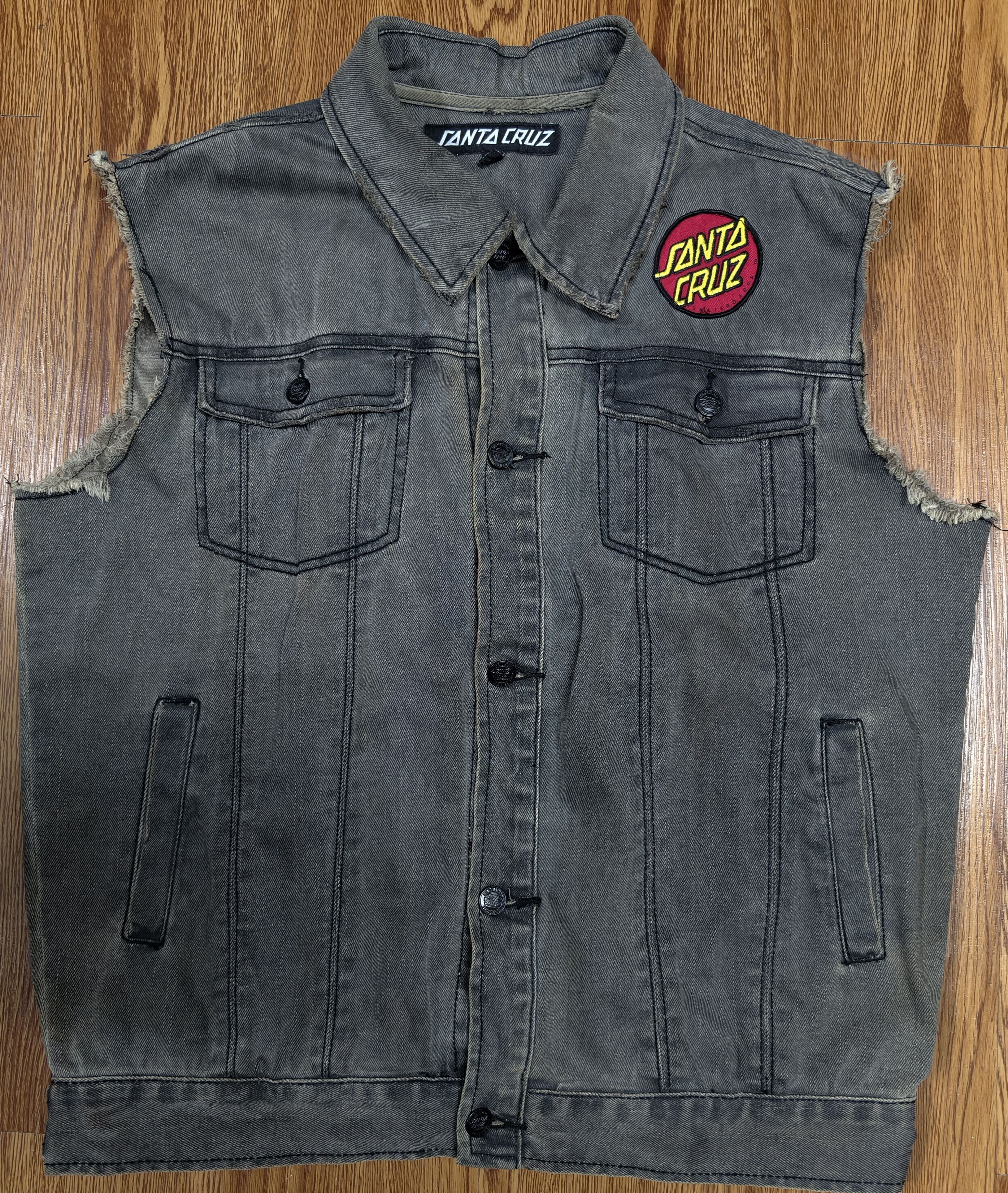 Santa Cruz Skateboards RARE‼️Santa Cruz Denim jacket Size US S / EU 44-46 / 1 - 1 Thumbnail