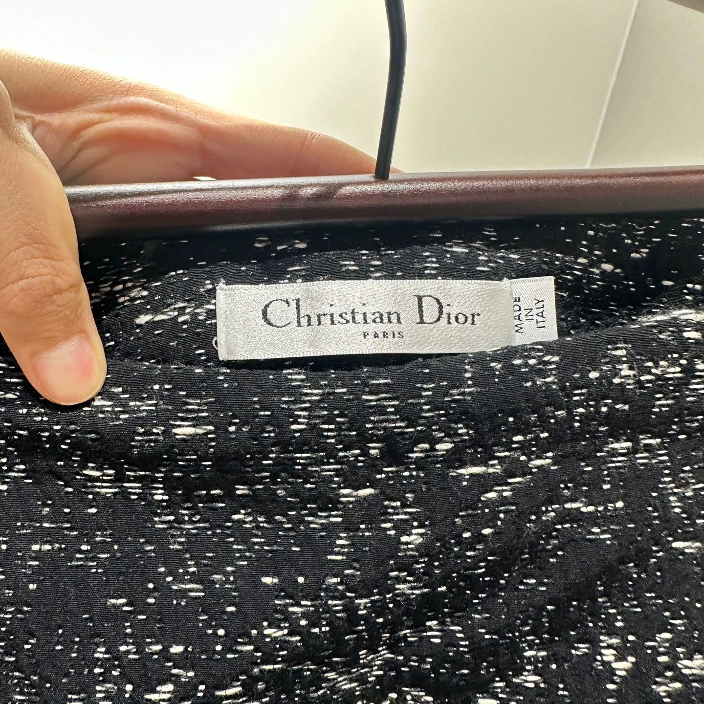 Christian Dior Monsieur Dior mar100 black fringe skirt 42 Size 30" / US 8 / IT 44 - 3 Thumbnail