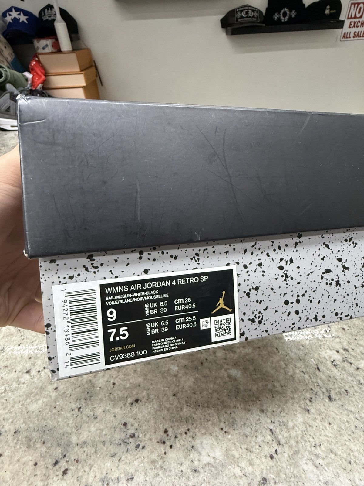 Jordan Brand Jordan 4 Retro Off White Sails Size US 7.5 / EU 40-41 - 8 Thumbnail