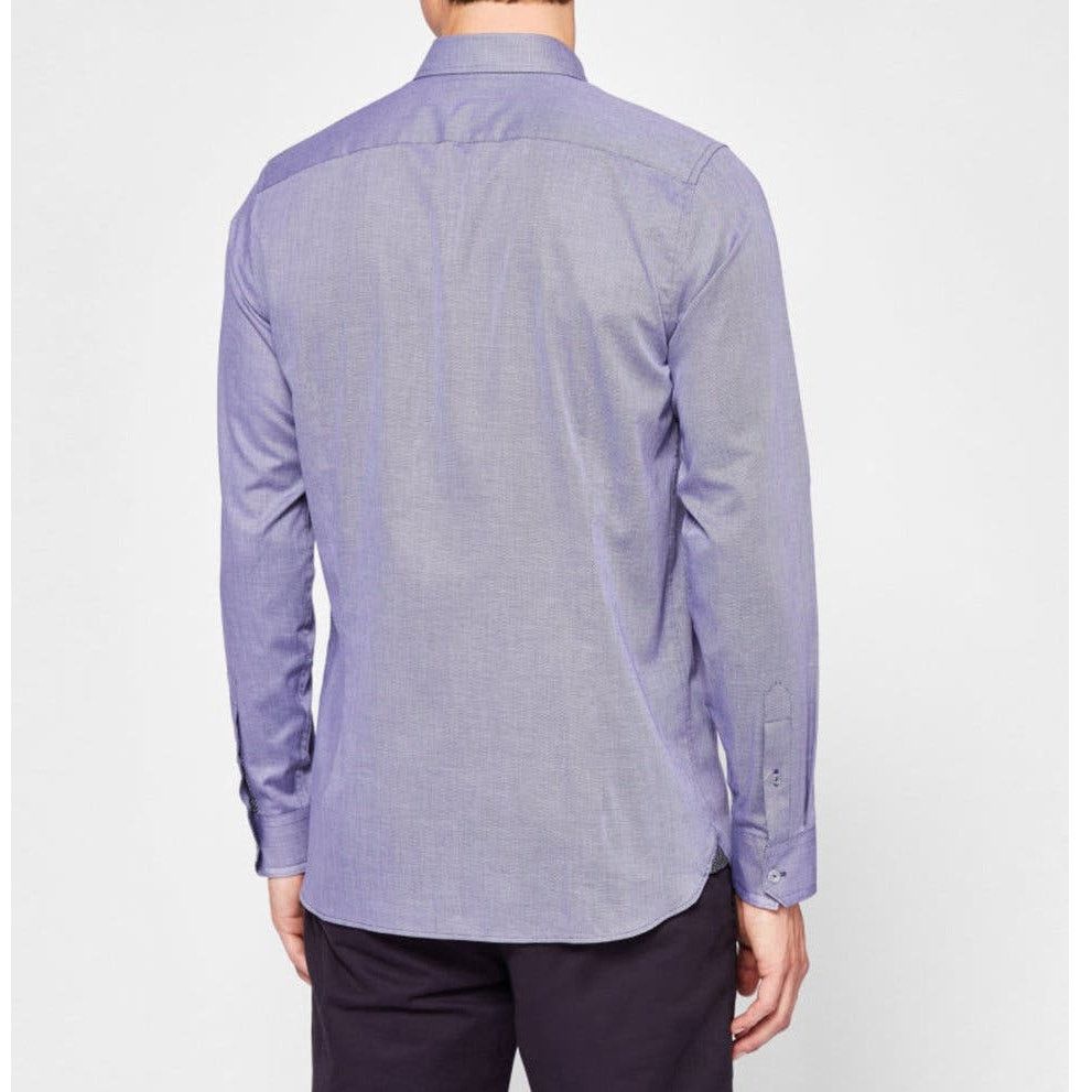 Ted Baker TED BAKER IFEL Semi Plain Shirt Micro Dot Navy Size 6 XXL XL Size US XXL / EU 58 / 5 - 2 Thumbnail