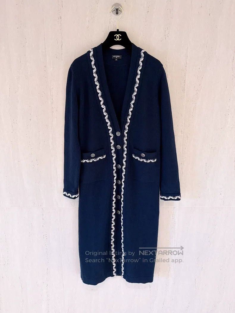 Chanel Chanel 21P Spring and Summer Preview Navy Blue Ultra-long Size XXS / US 00 / IT 34 - 1 Thumbnail
