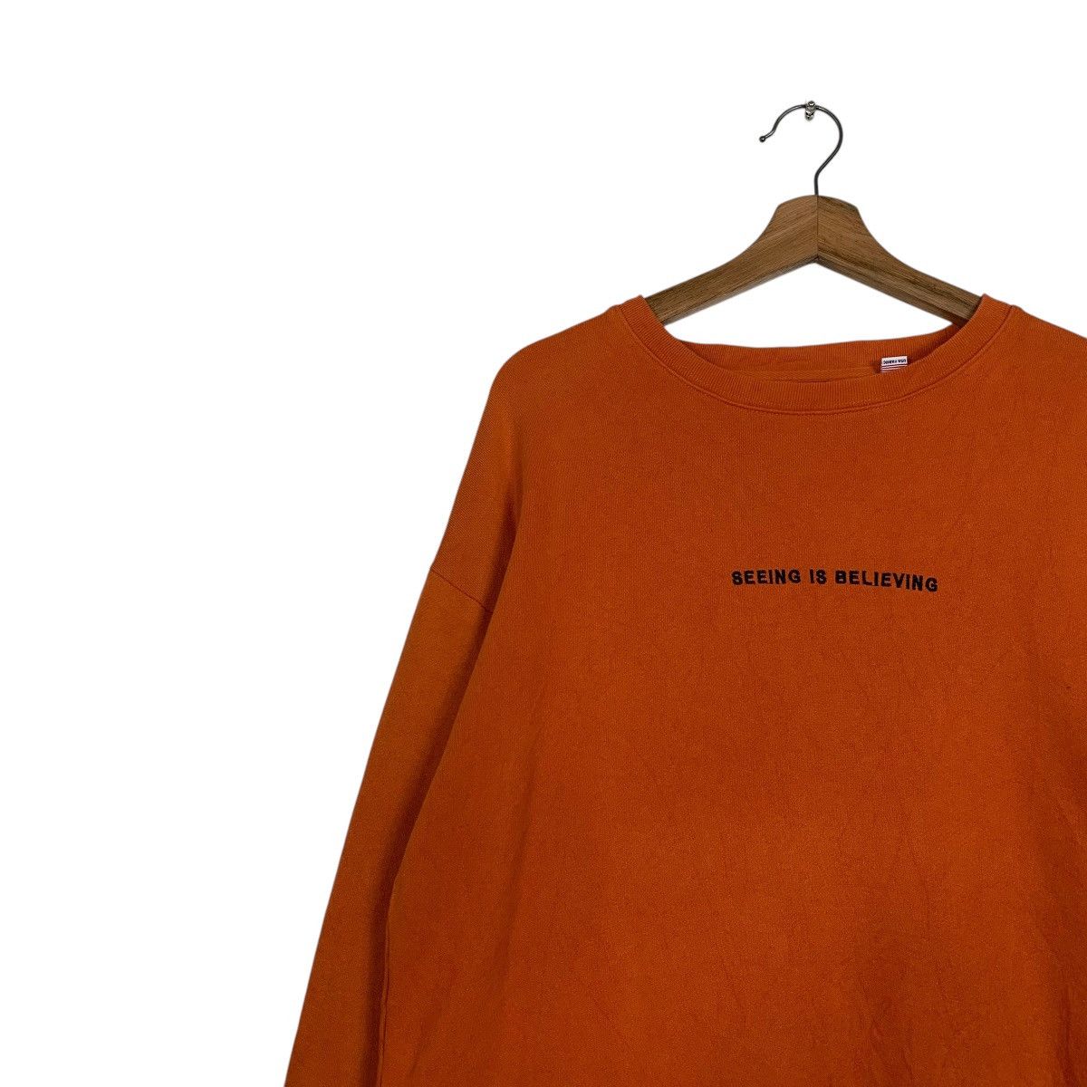 Japanese Brand Seeing Is Beleiving Crewneck Sweatshirt Size US L / EU 52-54 / 3 - 7 Thumbnail