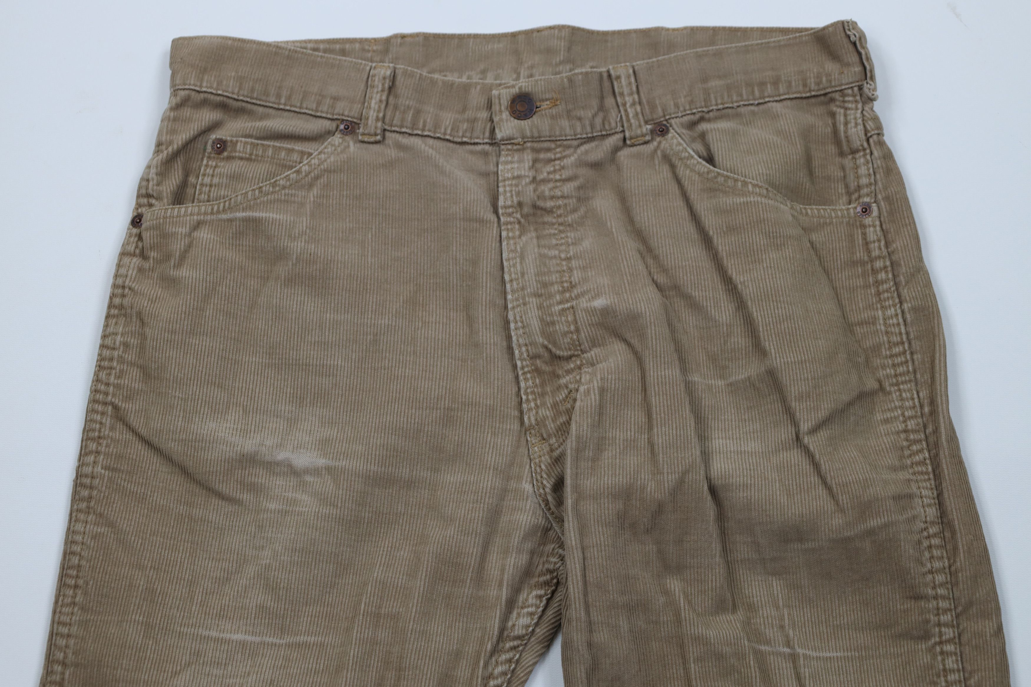 Vintage Vintage 70s Streetwear Western Flared Corduroy Pants USA Size US 36 / EU 52 - 2 Thumbnail