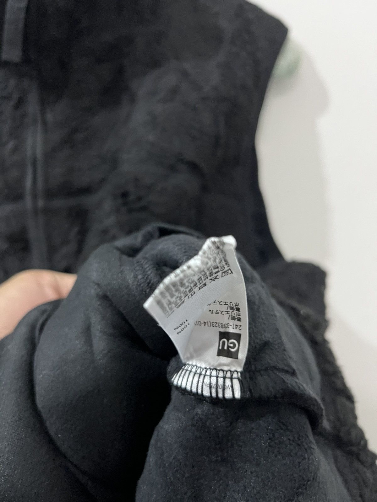 🔥GU🔥Black Deep Pile Outdoor Vests
