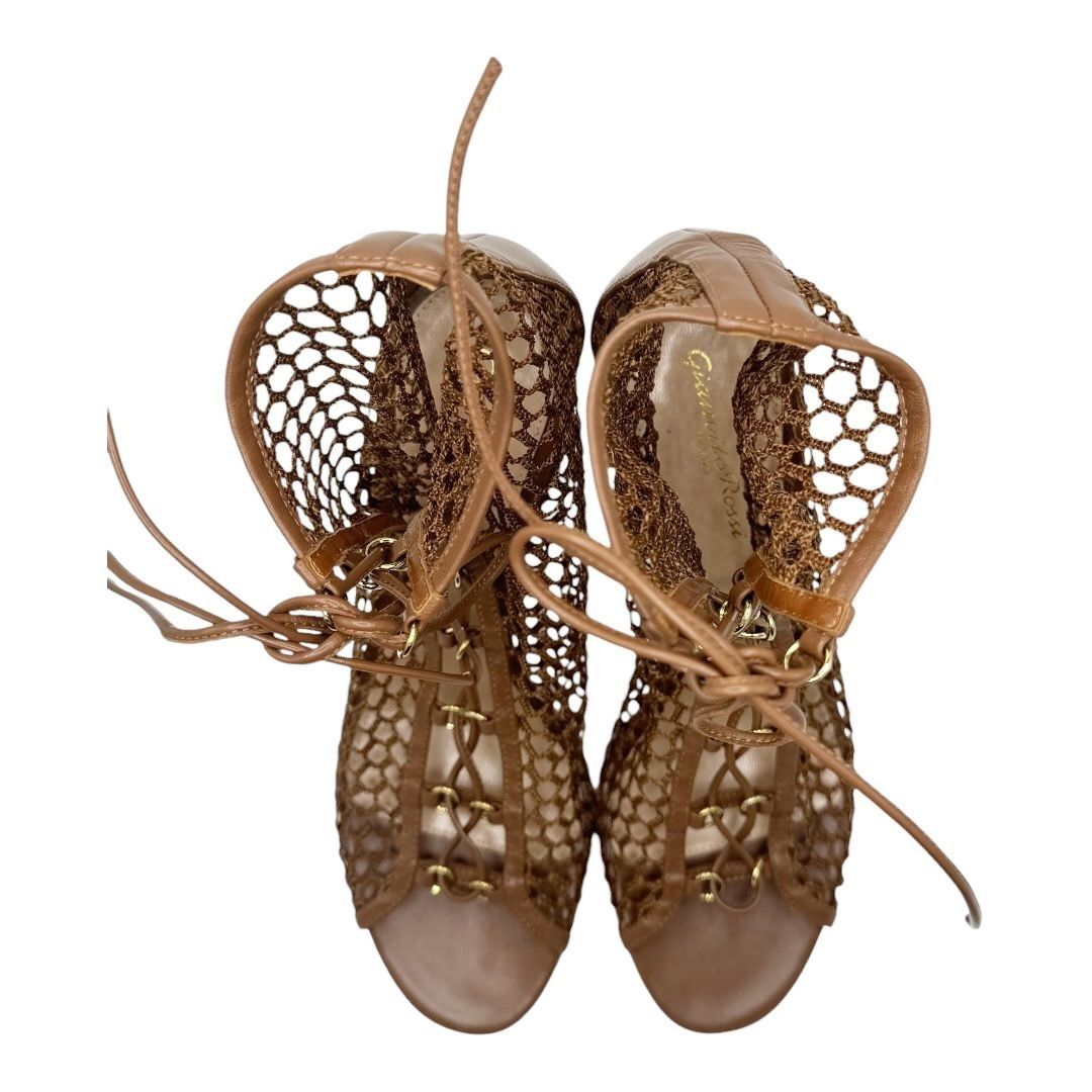 Gianvito Rossi Gianvito Rossi Cage Mesh Booties Size US 8.5 / IT 38.5 - 9 Thumbnail