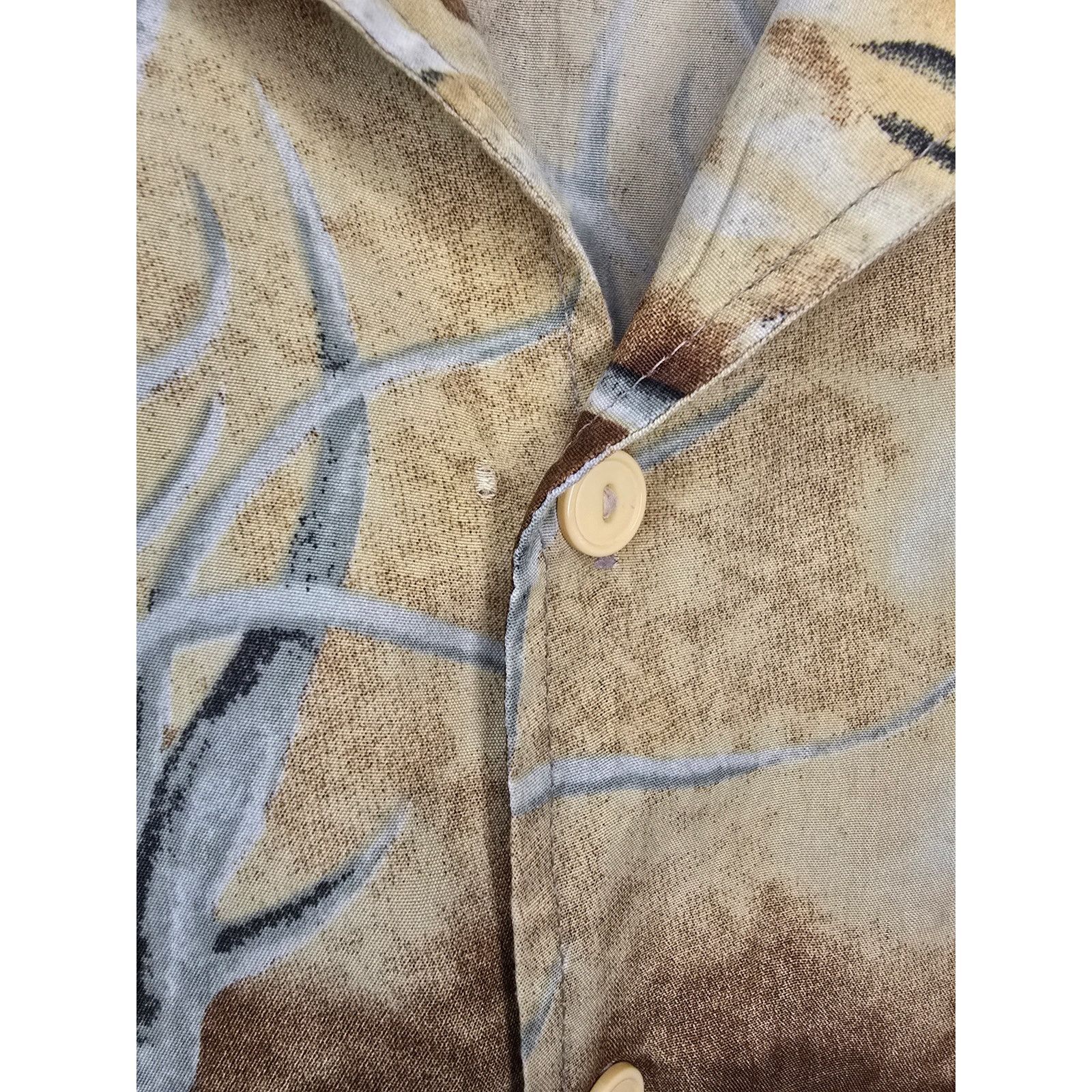 Other Y2K Dragon Shirt Brown Oscar Misa L AOP Button Up Size US L / EU 52-54 / 3 - 13 Thumbnail