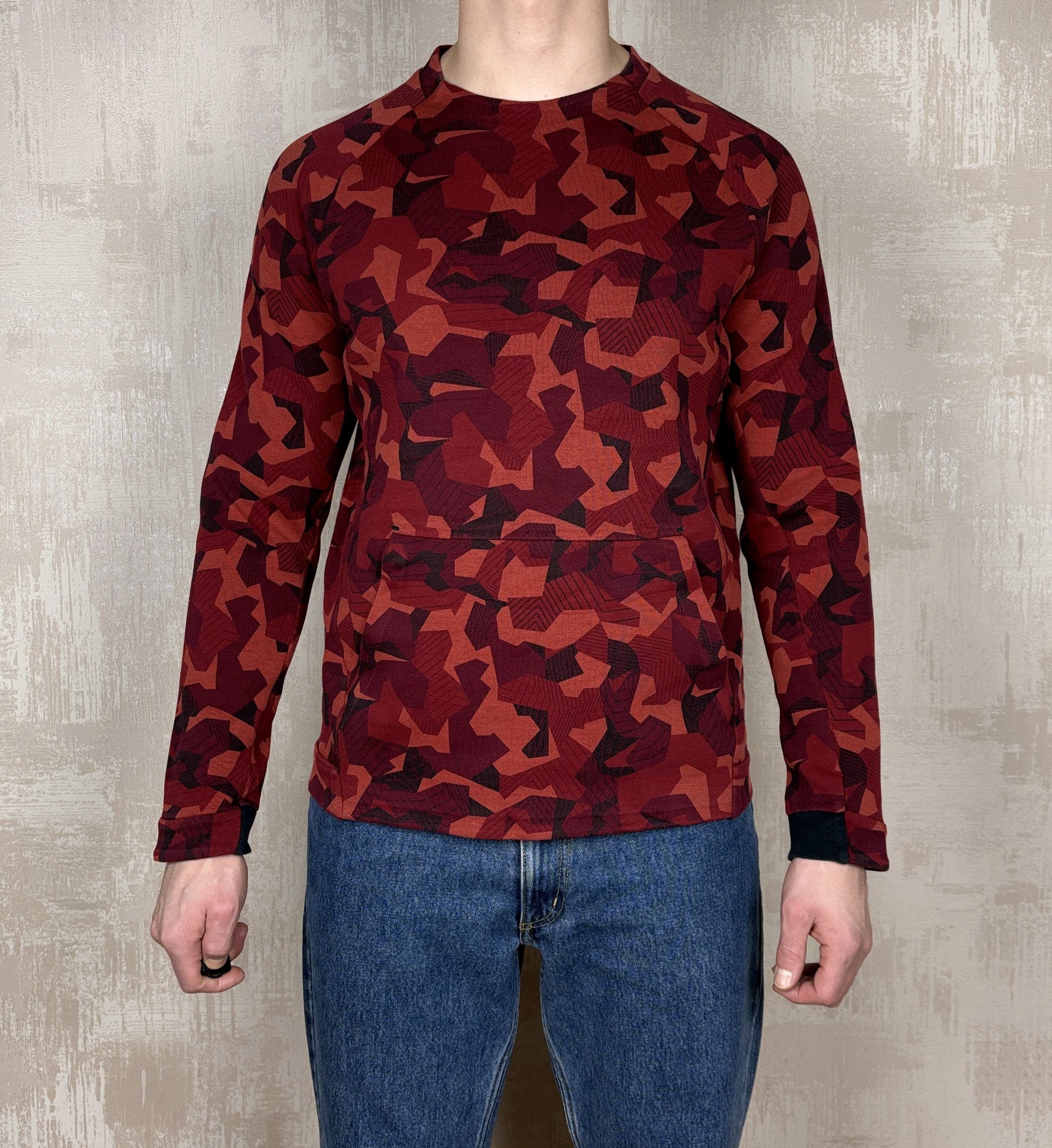 Nike Nike Tech Fleece Camo Camouflage Crew Sweatshirt Size US M / EU 48-50 / 2 - 3 Thumbnail