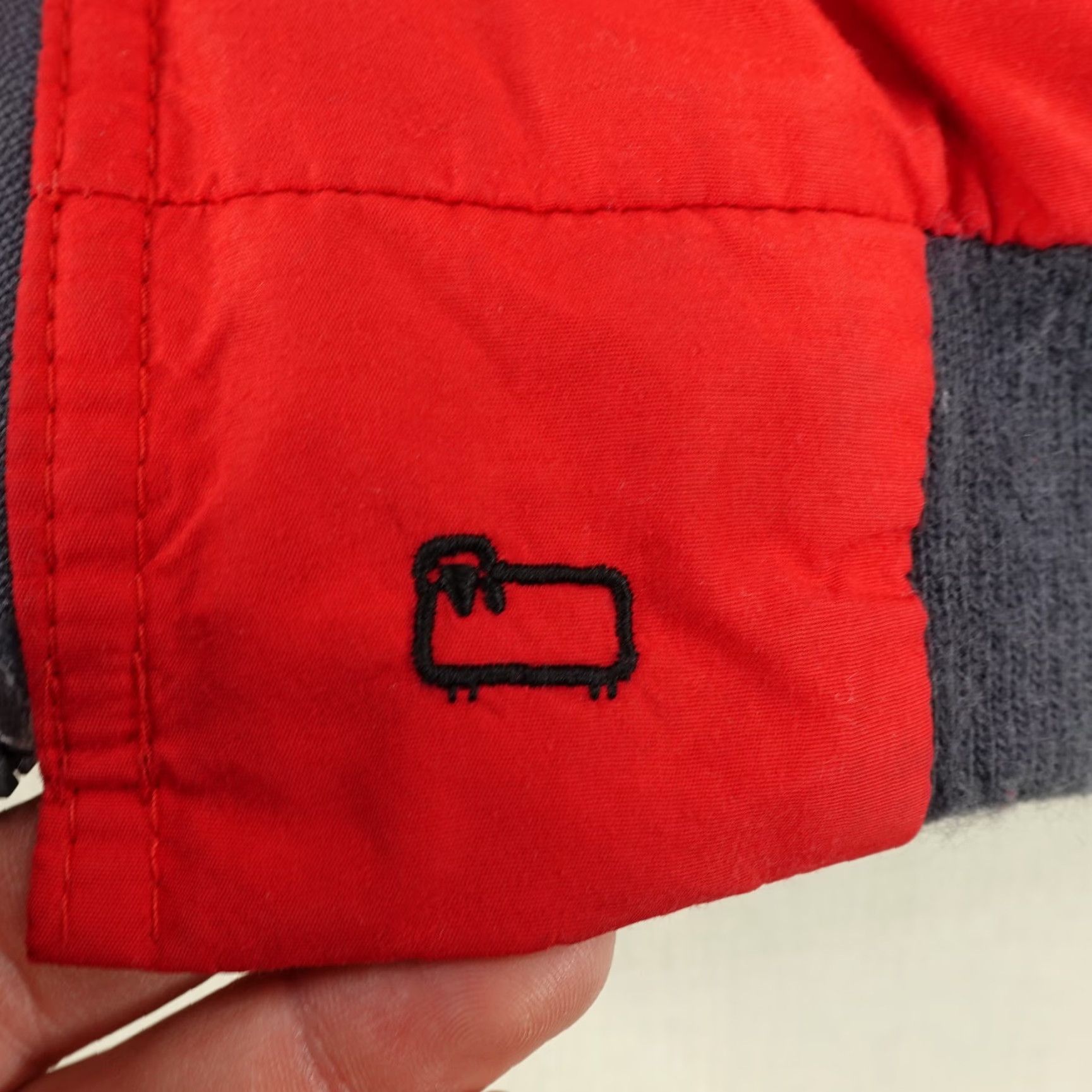 Vintage Vintage Woolrich Jacket Mens Medium Red Fleece Lined Windbreaker Zip Up Coat 90s Size US M / EU 48-50 / 2 - 7 Thumbnail