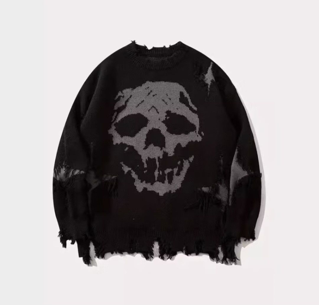 cigarette mansions Japanese Brand Cigarette Mansions Distressed Hoodie