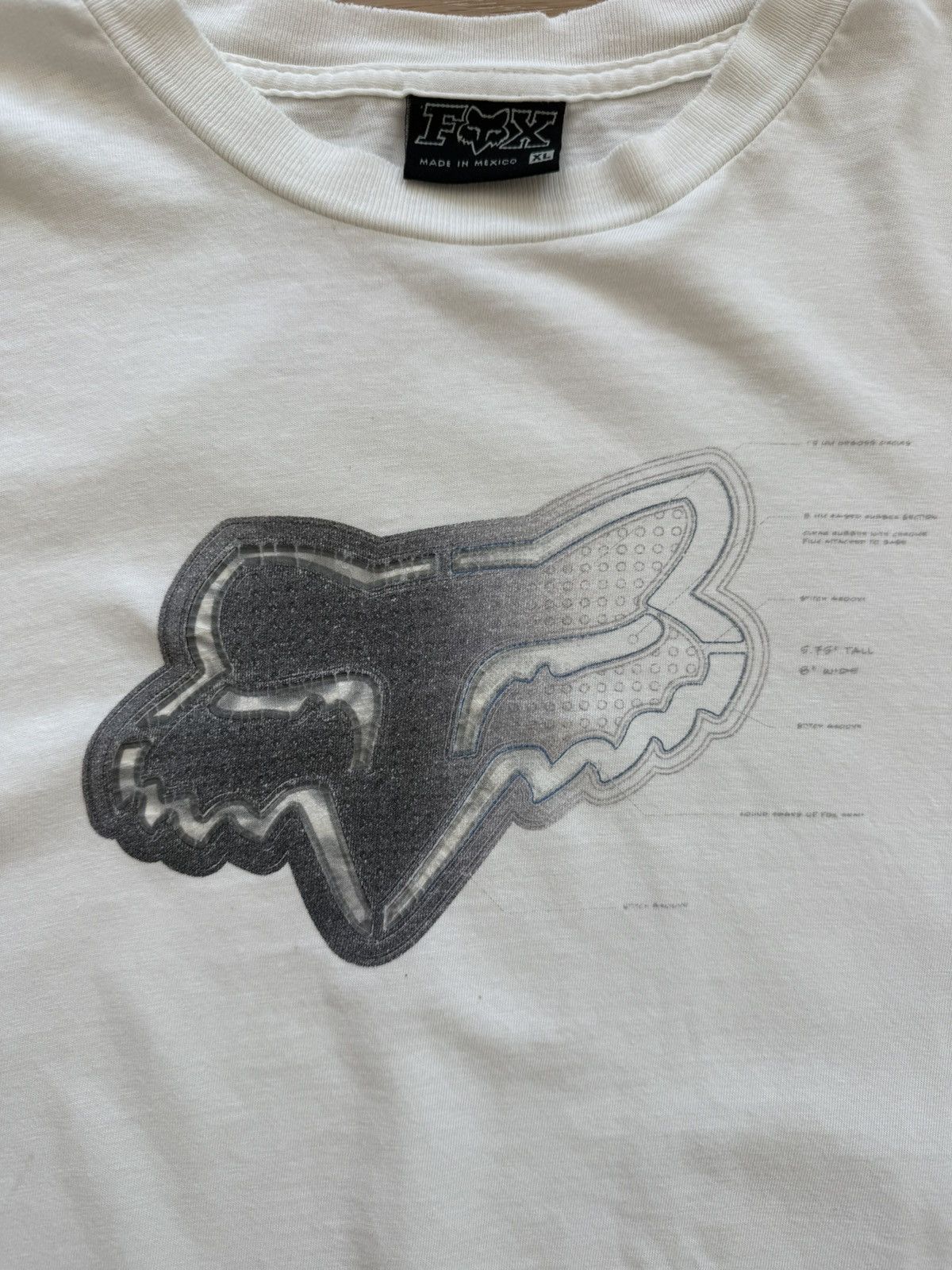 Fox Racing Fox Racing Rubber Logo Tech Fox Head Shirt Size US XL / EU 56 / 4 - 2 Thumbnail