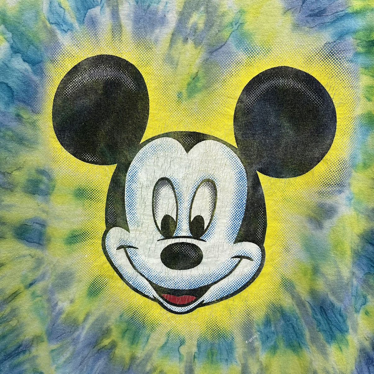 Mickey Mouse × Mickey Unlimited × Vintage vintage 90s Mickey Mouse Mickey Unlimited Disney Big Face Size US XL / EU 56 / 4 - 2 Thumbnail