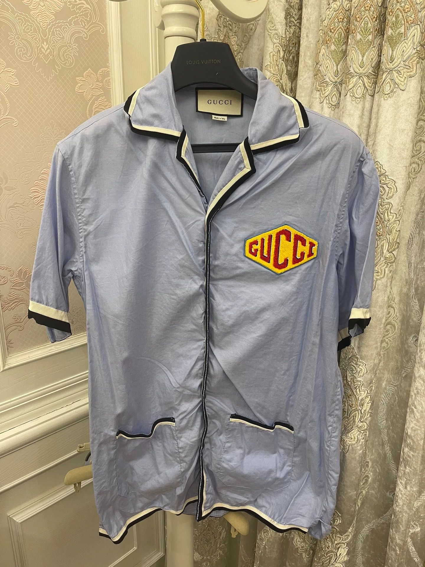 Gucci Gucci Men's 44 Timeless Authentic Shirt Size US S / EU 44-46 / 1 - 1 Thumbnail