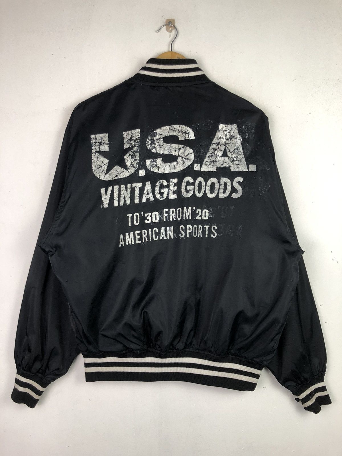 Vintage Quick Eyed Reversible Varsity Jacket