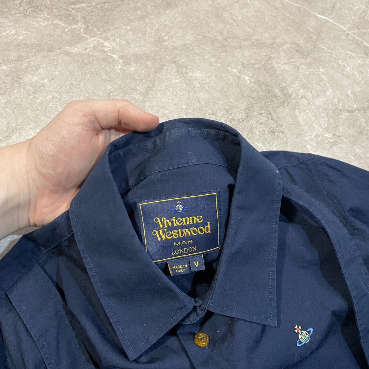 Vivienne Westwood RARE VIVIENNE WESTWOOD SHIRT SMALL LOGO Size US L / EU 52-54 / 3 - 6 Thumbnail