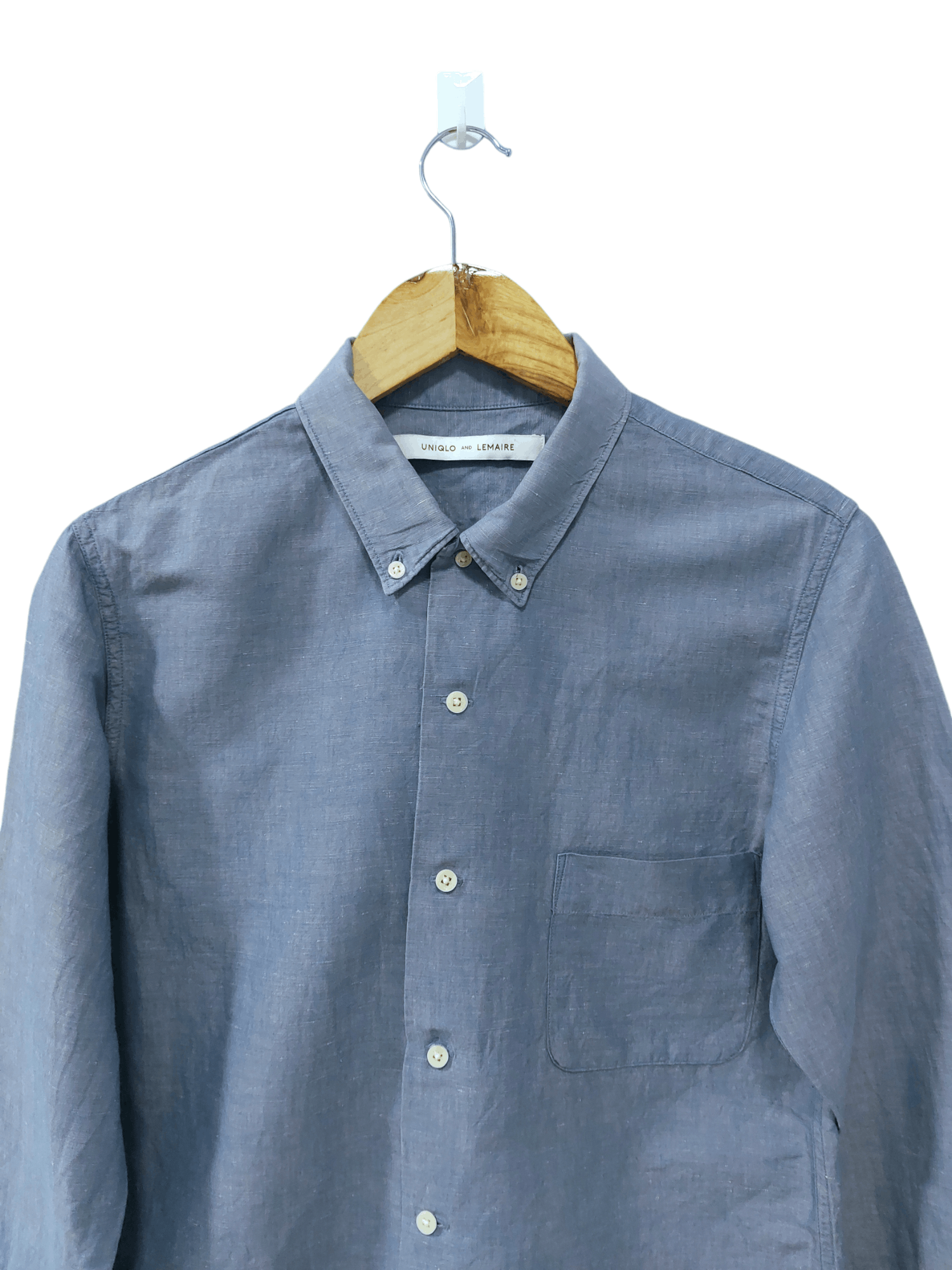 Lemaire × Uniqlo Uniqlo X Lemaire Linen Blend Chambray Shirt Size US M / EU 48-50 / 2 - 3 Thumbnail