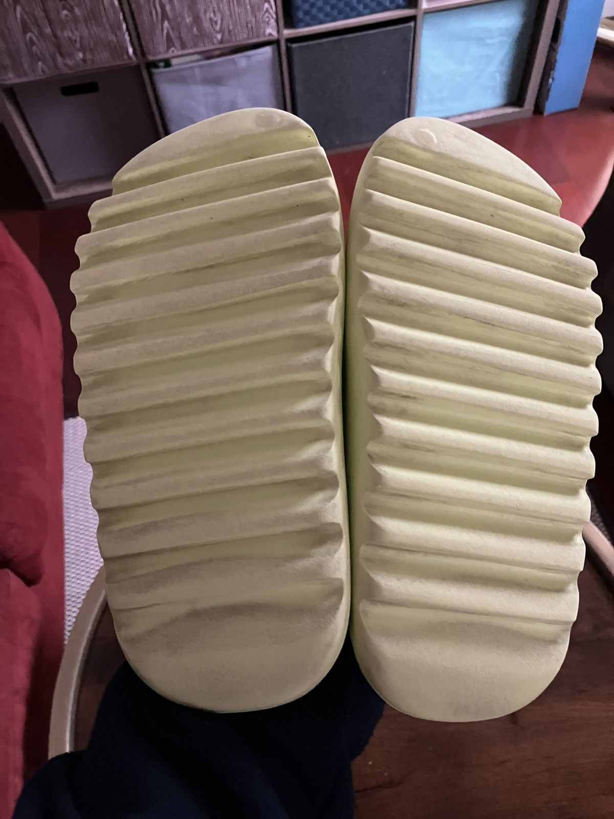 Yeezy Adidas Yeezy Slide 'Glow Green' Size 6 Men’s 7 Women’s Size US 6 / EU 39 - 6 Thumbnail