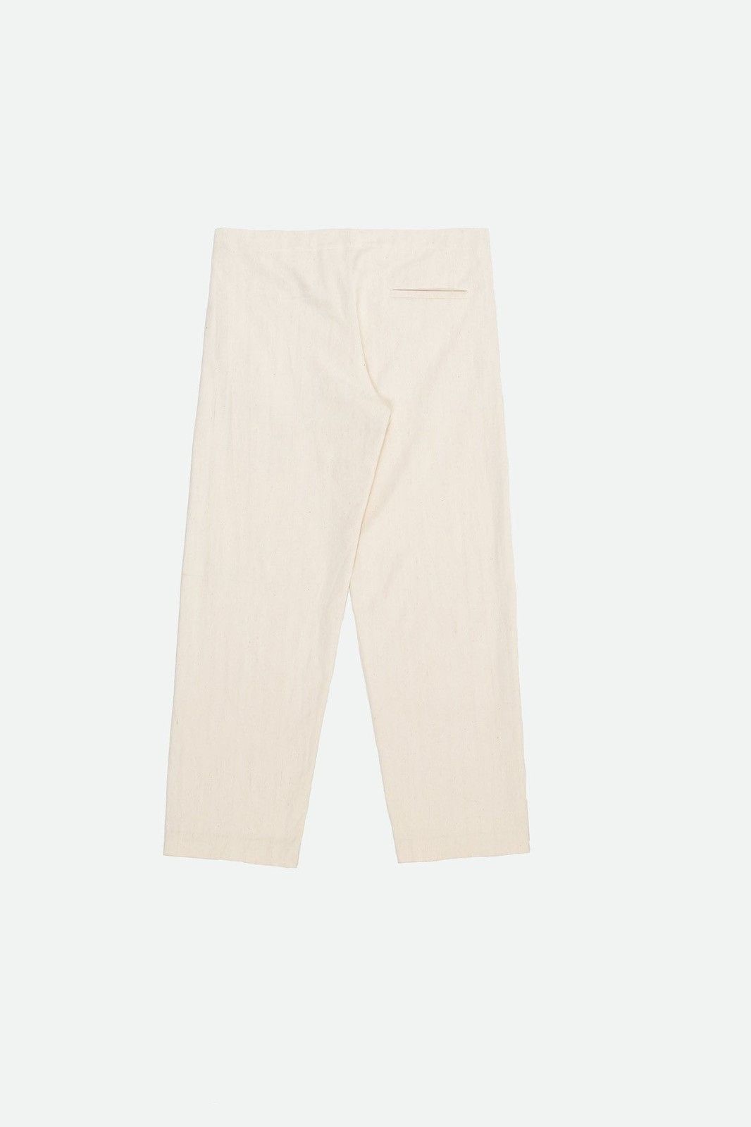 11.11 / eleven eleven Ecru Drawstring Denim Trousers Size US 34 / EU 50 - 4 Thumbnail