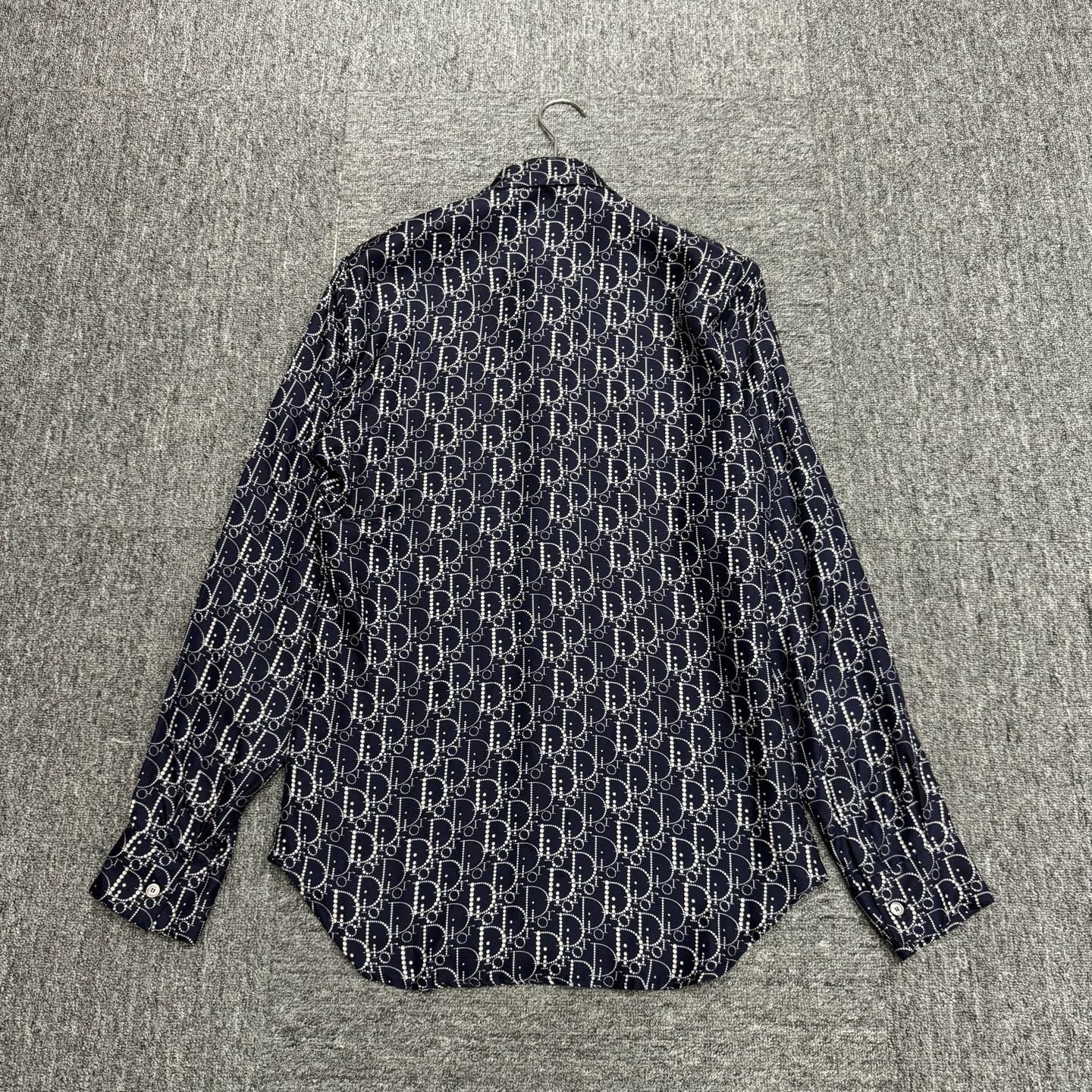 Dior Dior Oblique Silk Shirt Men's 38 Size US S / EU 44-46 / 1 - 5 Thumbnail