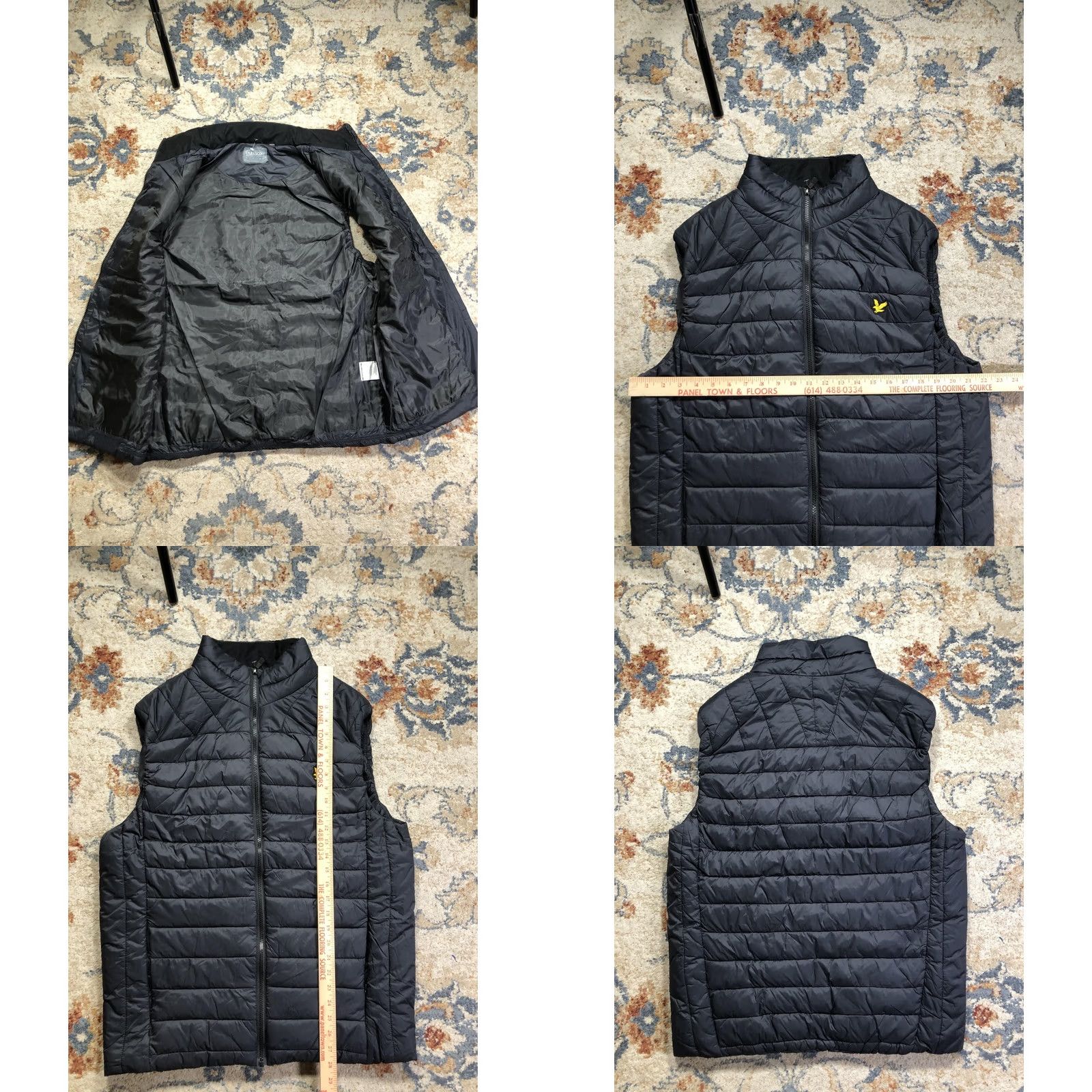 Lyle & Scott Lyle & Scott Vest Mens XL Black Quilted Puffer Gilet Lightweight Full Zip Warm Size US XL / EU 56 / 4 - 8 Thumbnail