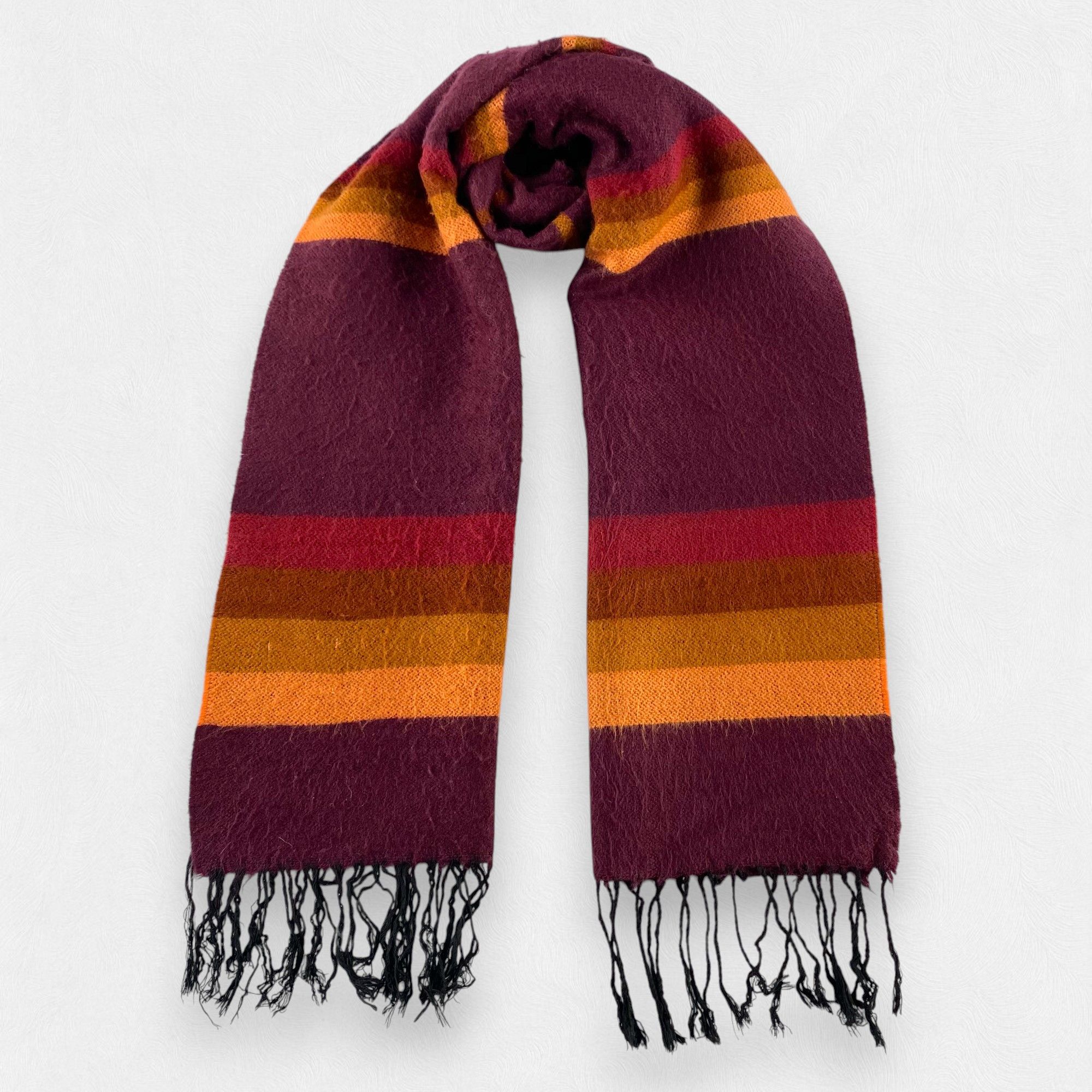 Takeo Kikuchi Stripe Scarf Neck Wrap Muffler