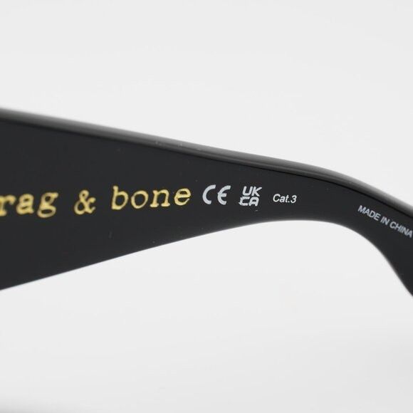 Rag & Bone Rag & Bone RNB6004/S 0807 IR Sunglasses Black Butterfly Size ONE SIZE - 4 Thumbnail