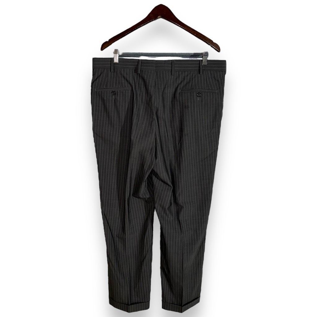 Samuelsohn Samuelsohn Gable Gray Striped Super 130s Suit Size 44R Size 44R - 14 Thumbnail