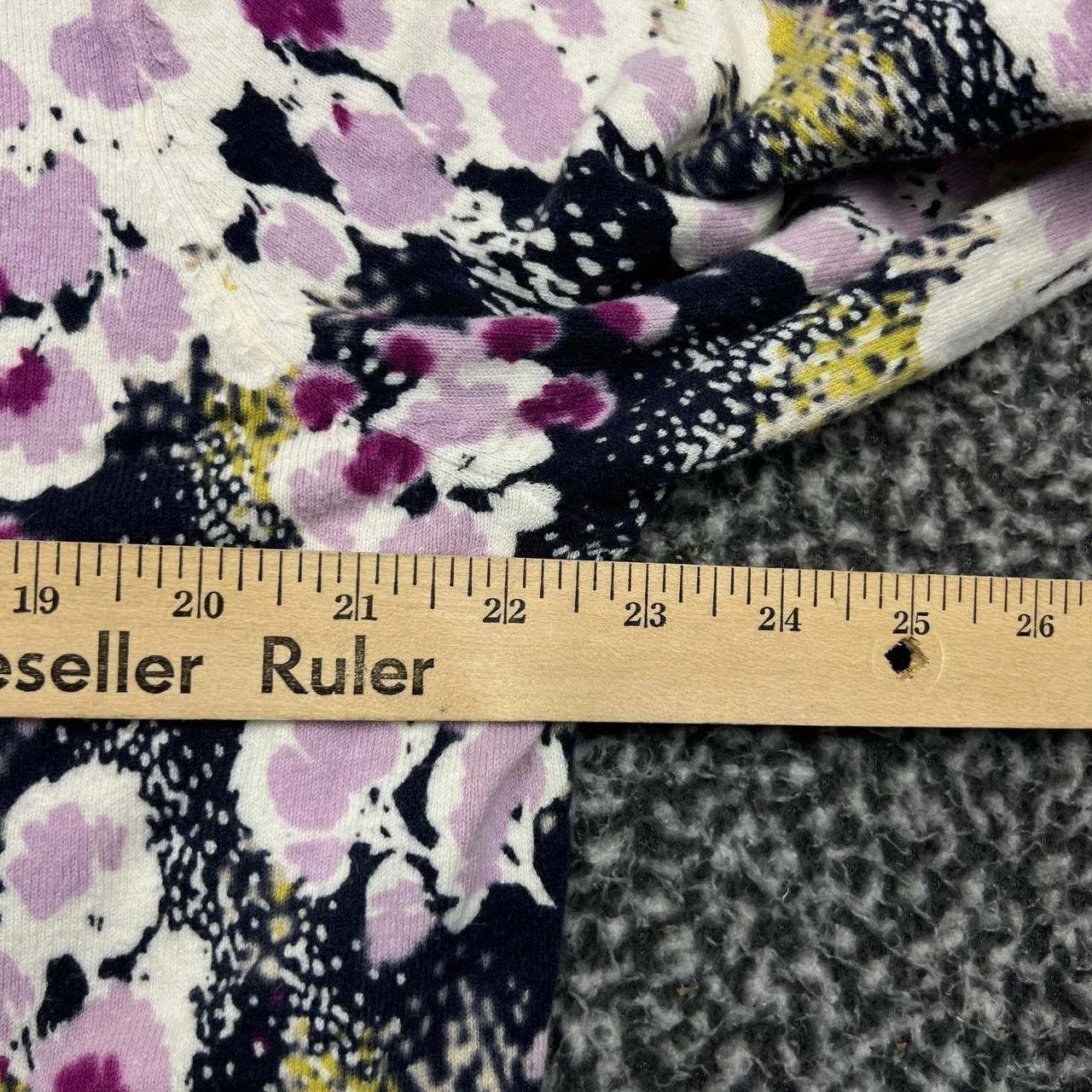 Merona Merona Sweater Cardigan Women 2 Floral Button Up Long Sleeve Size XS / US 0-2 / IT 36-38 - 4 Thumbnail